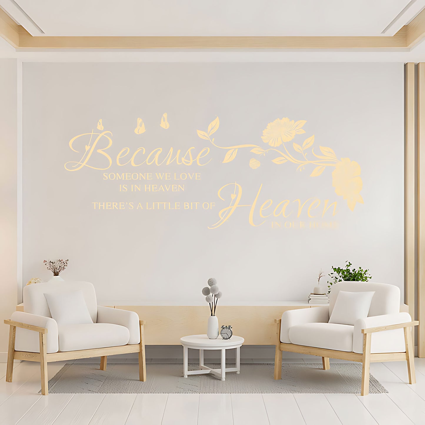 Someone We Love Is in Heaven Wall Sticker - Inspirational Quote