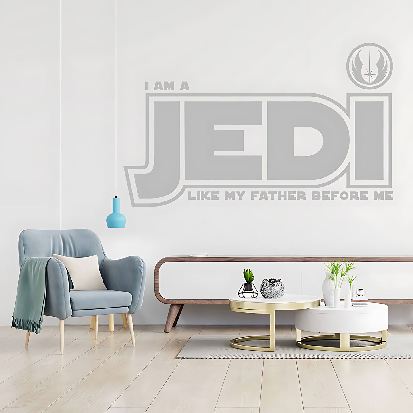 Star Wars I Am a Jedi Like My Father Wall Sticker – Jedi Order Decal