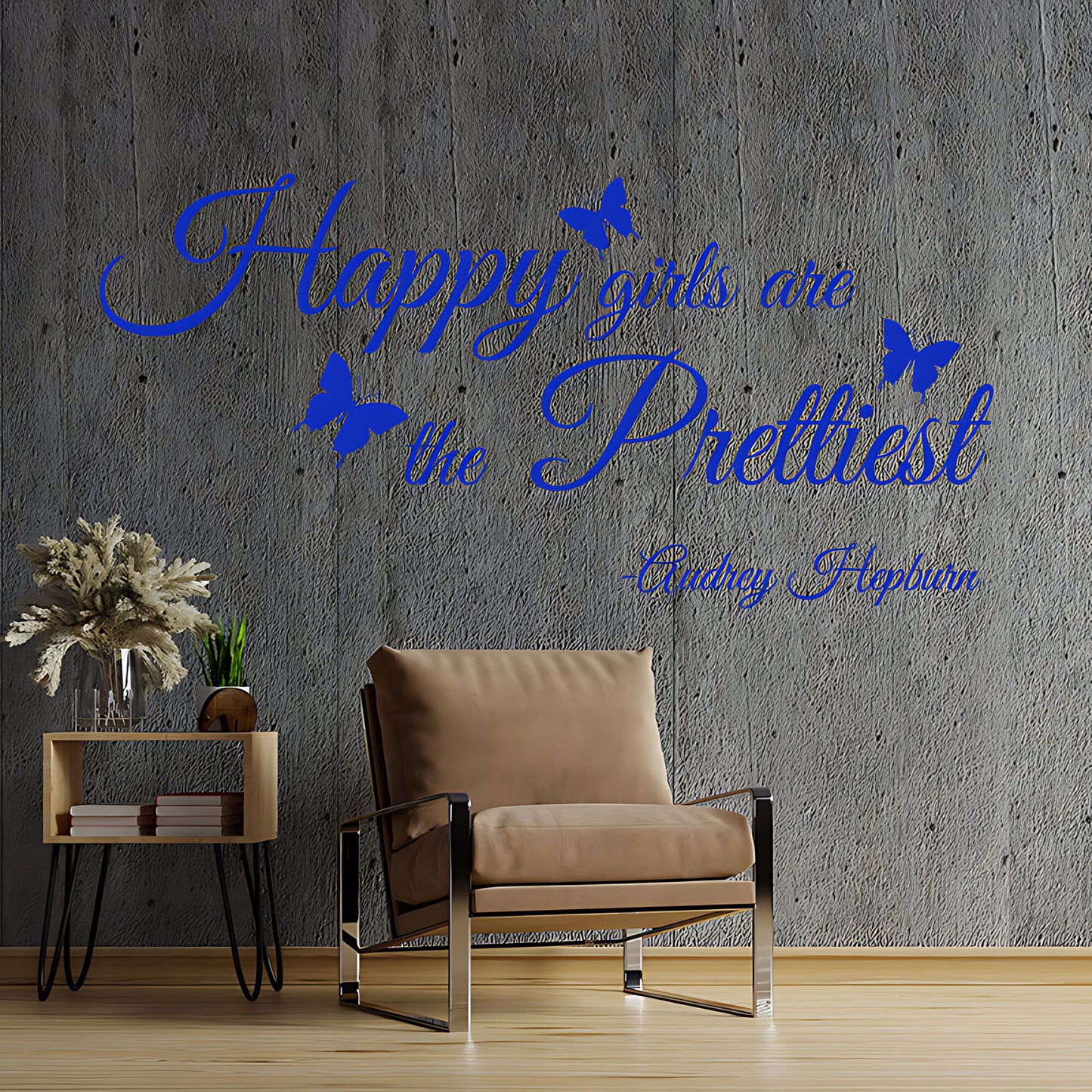 Happy Girls Are Prettiest Wall Sticker