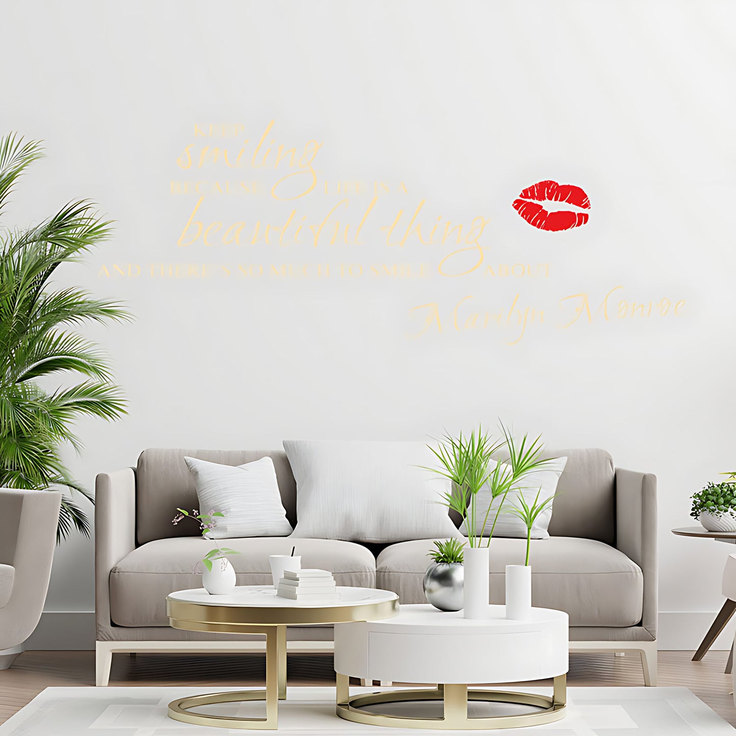Marilyn Monroe Wall Sticker – Inspirational Quote Vinyl Decal