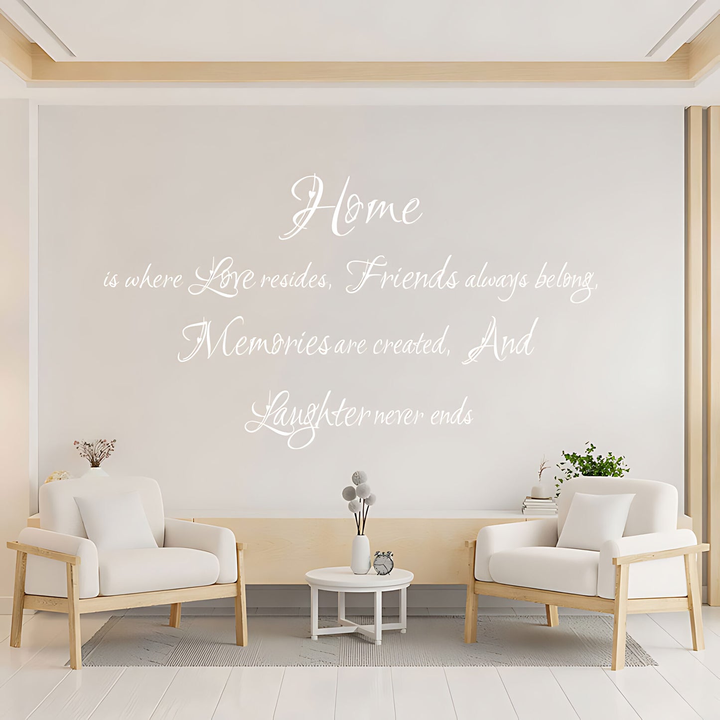 Home Is Where the Heart Is Wall Sticker