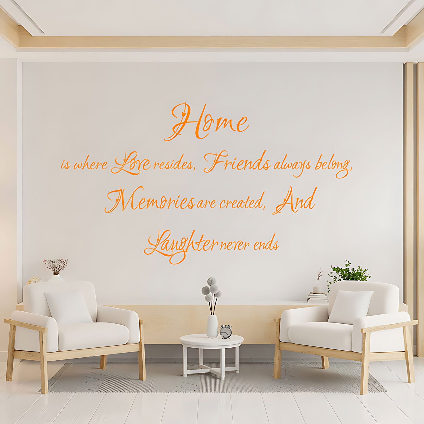 Home Is Where the Heart Is Wall Sticker