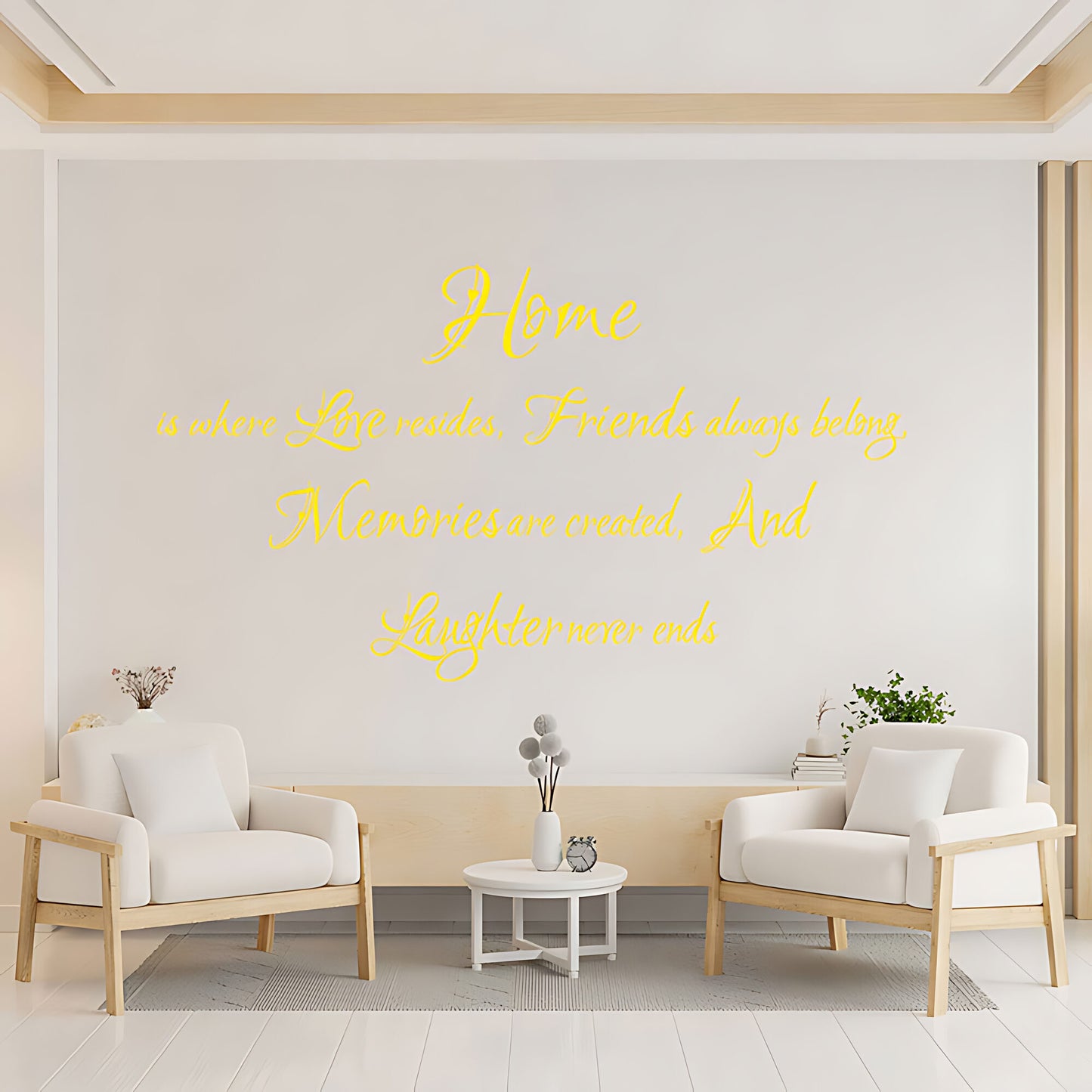 Home Is Where the Heart Is Wall Sticker