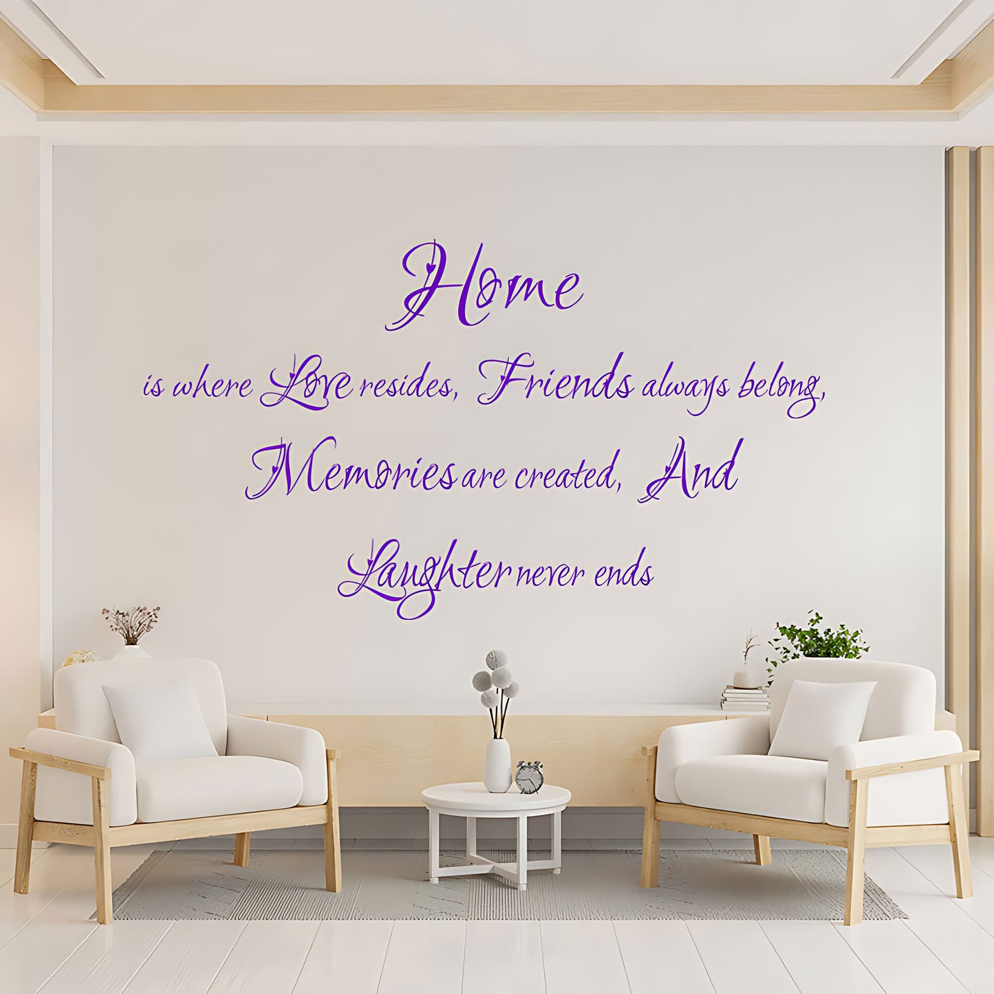 Home Is Where the Heart Is Wall Sticker