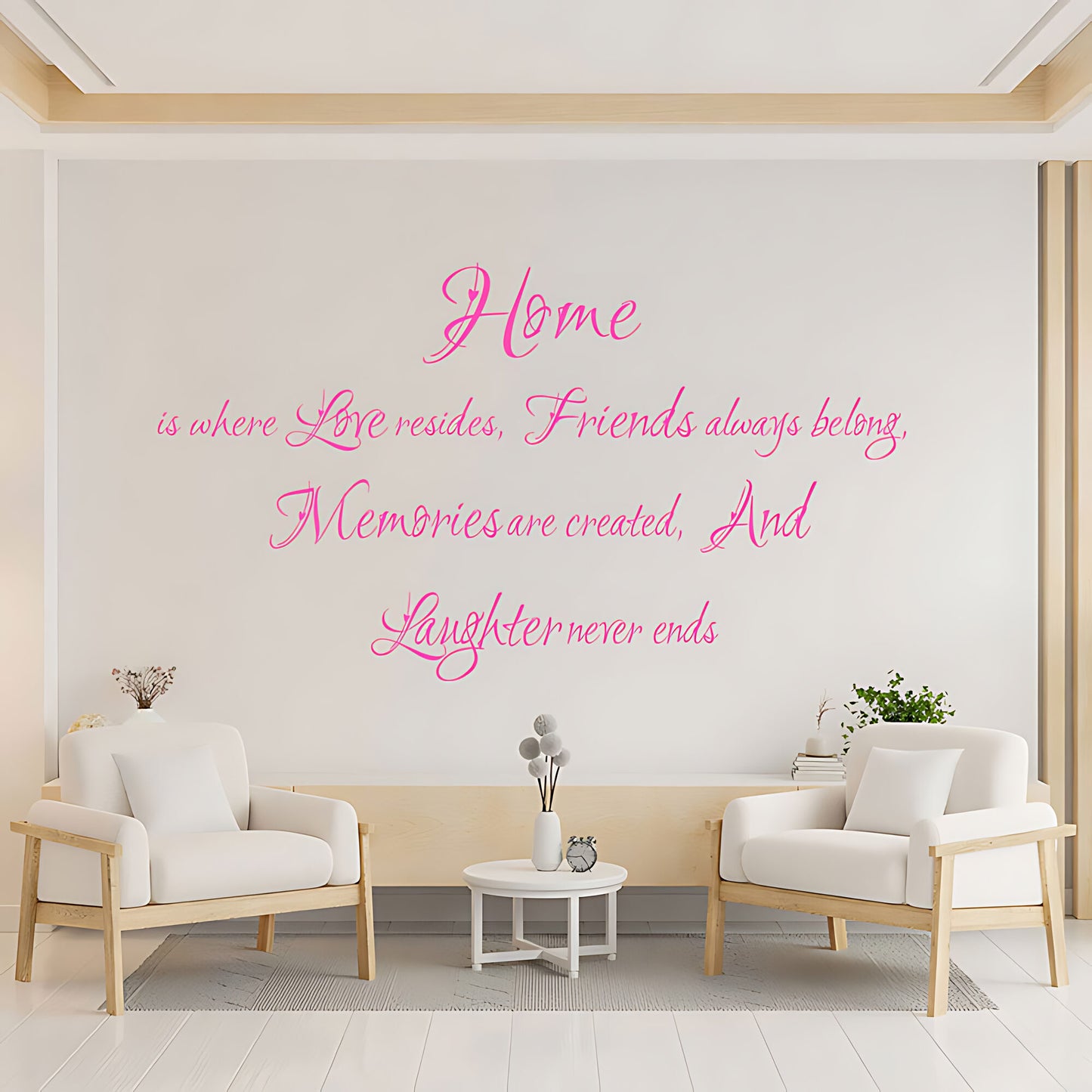Home Is Where the Heart Is Wall Sticker