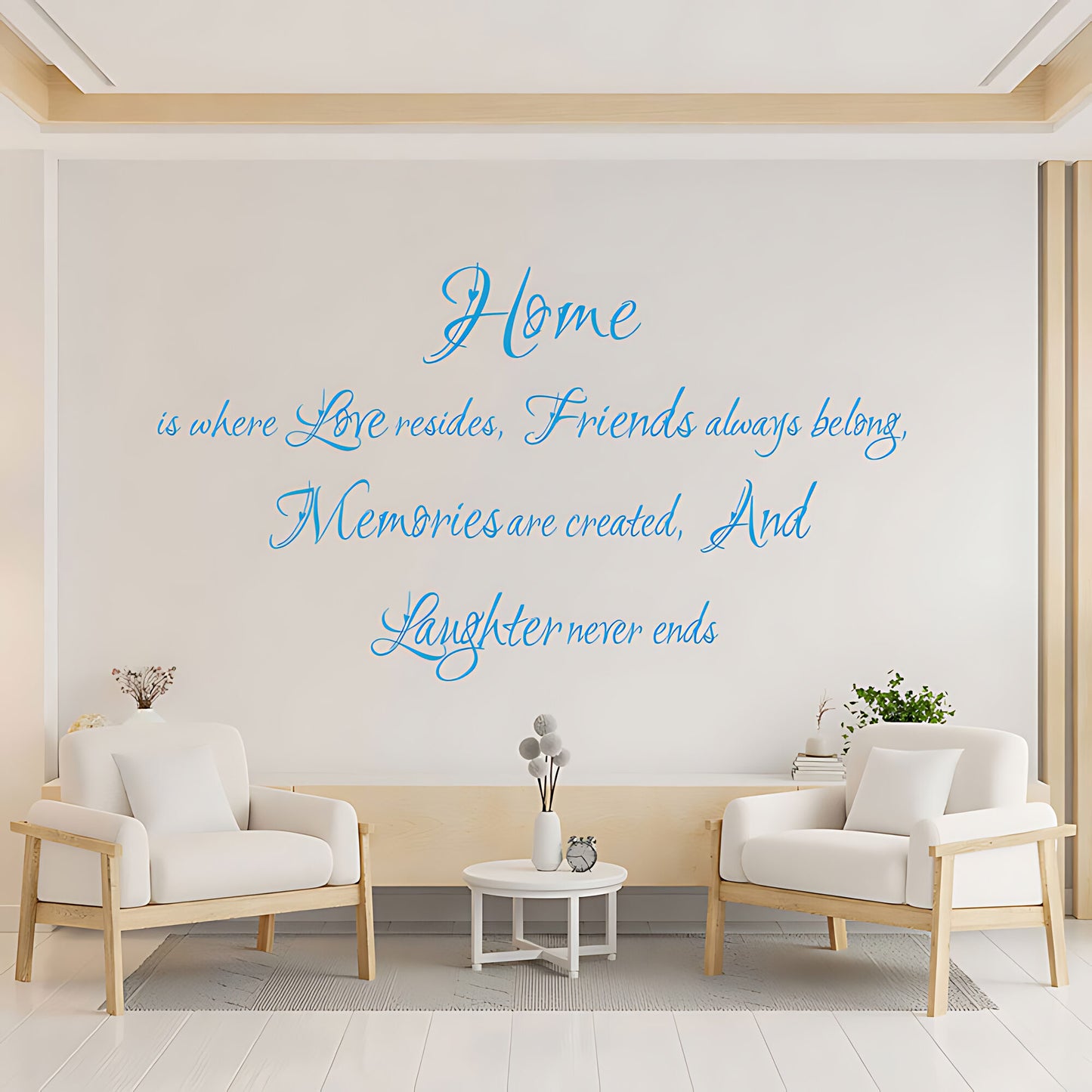 Home Is Where the Heart Is Wall Sticker