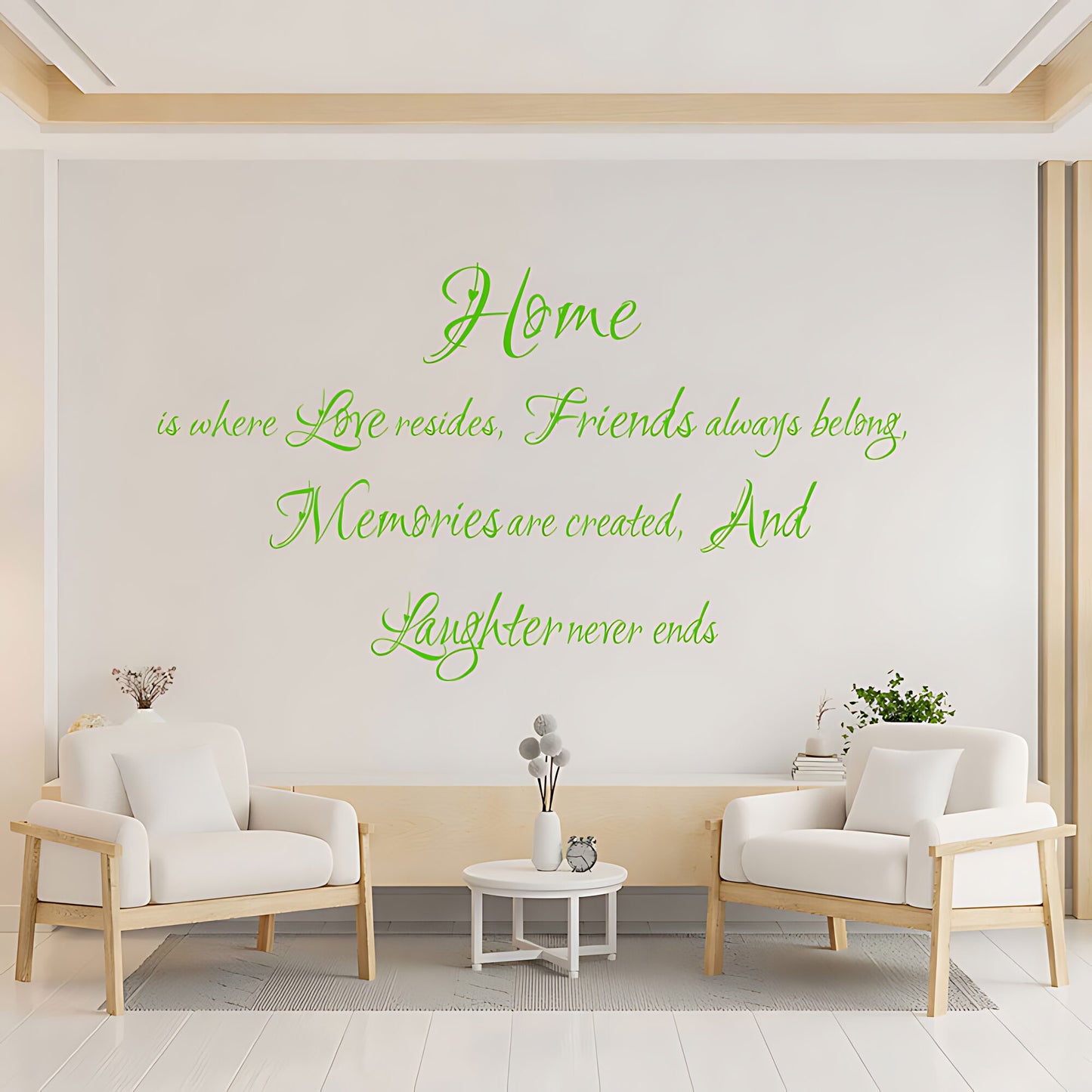 Home Is Where the Heart Is Wall Sticker