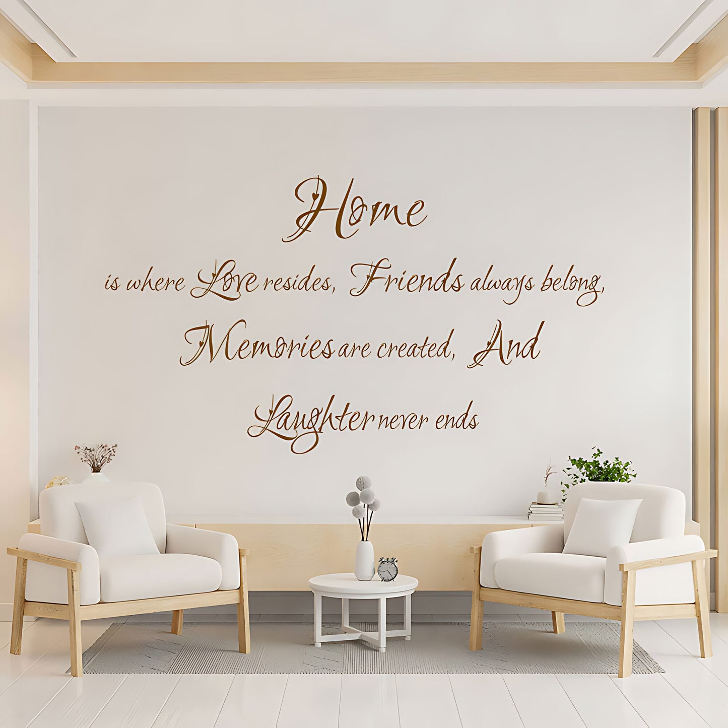 Home Is Where the Heart Is Wall Sticker
