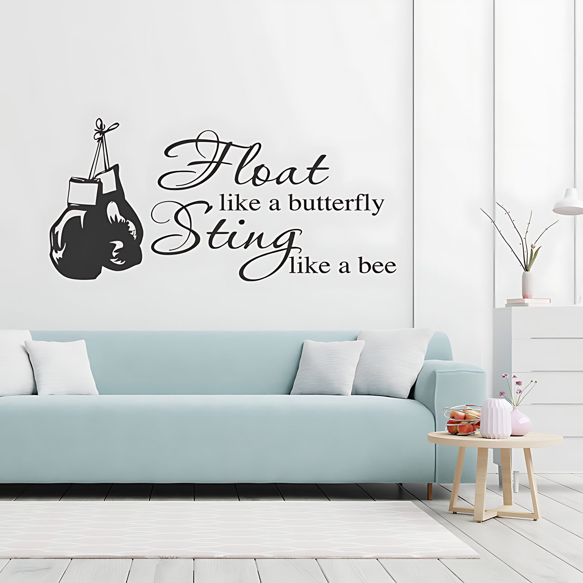 Float Like a Butterfly Wall Sticker - Boxing Decal