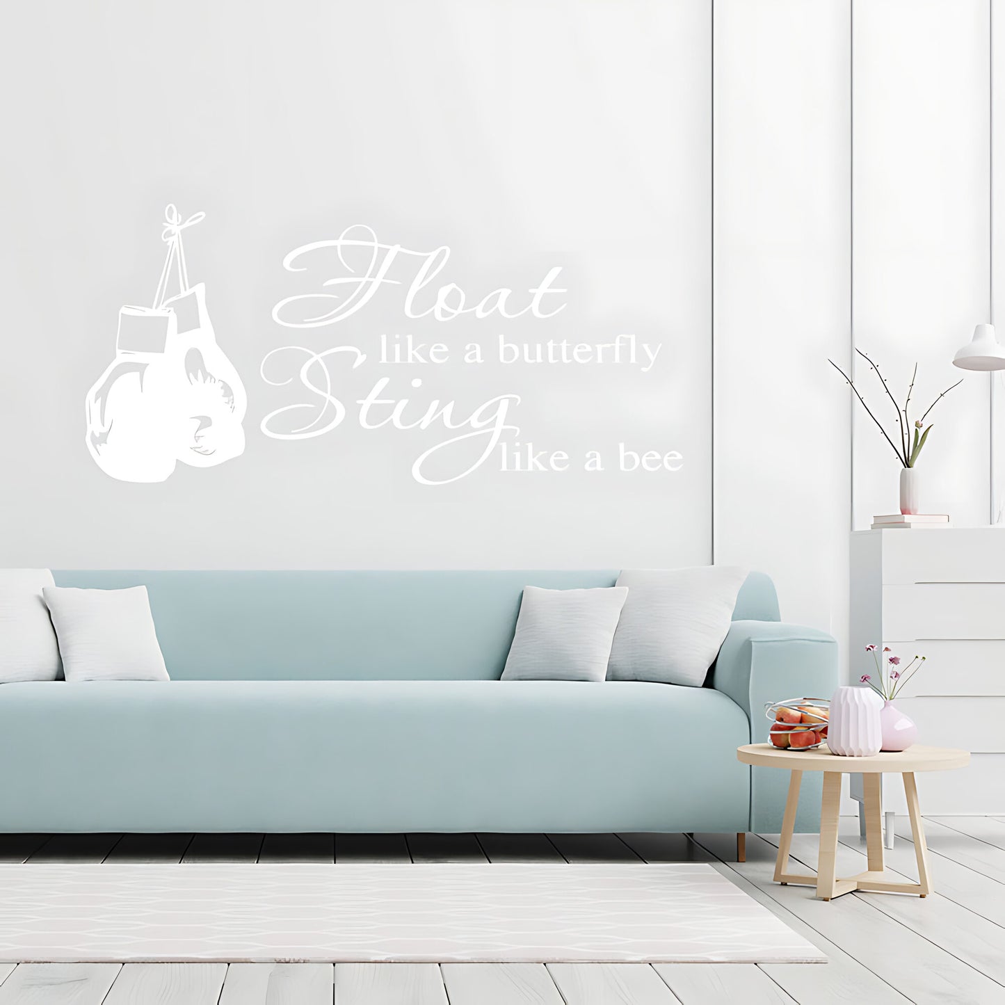 Float Like a Butterfly Wall Sticker - Boxing Decal