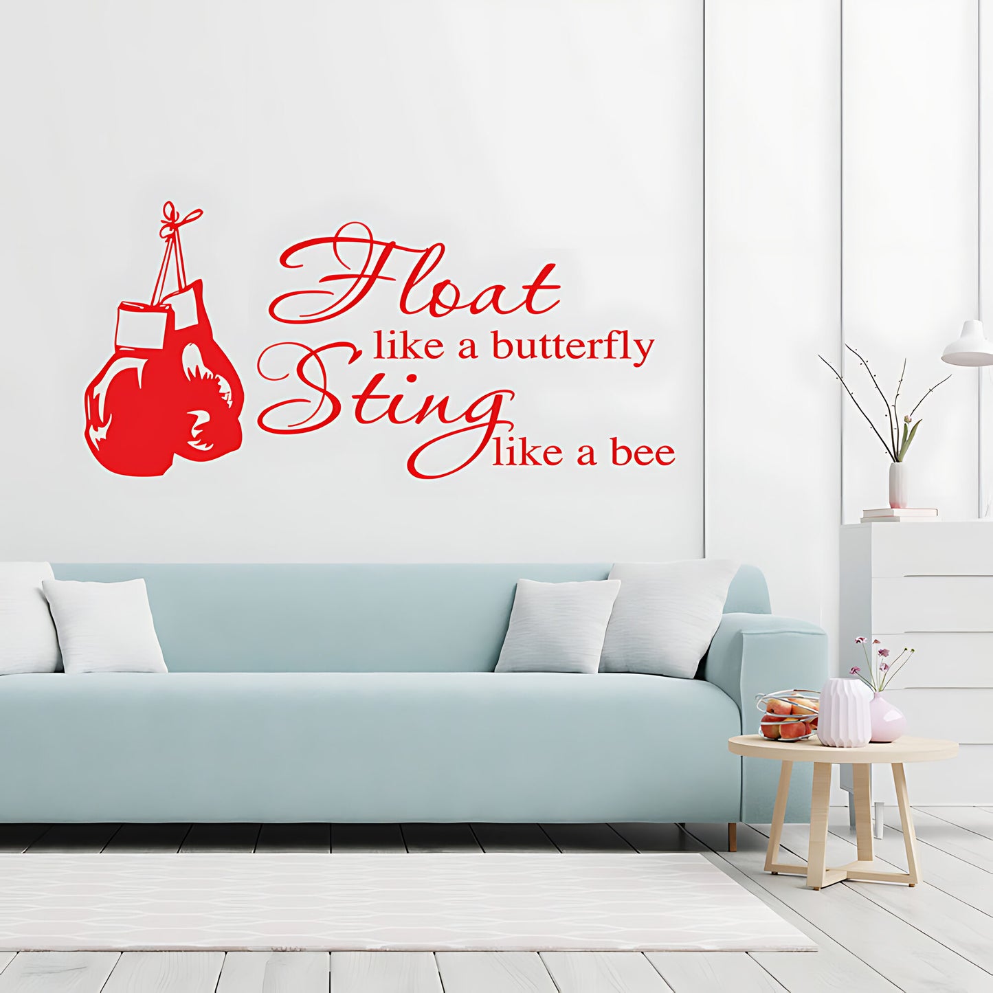 Float Like a Butterfly Wall Sticker - Boxing Decal