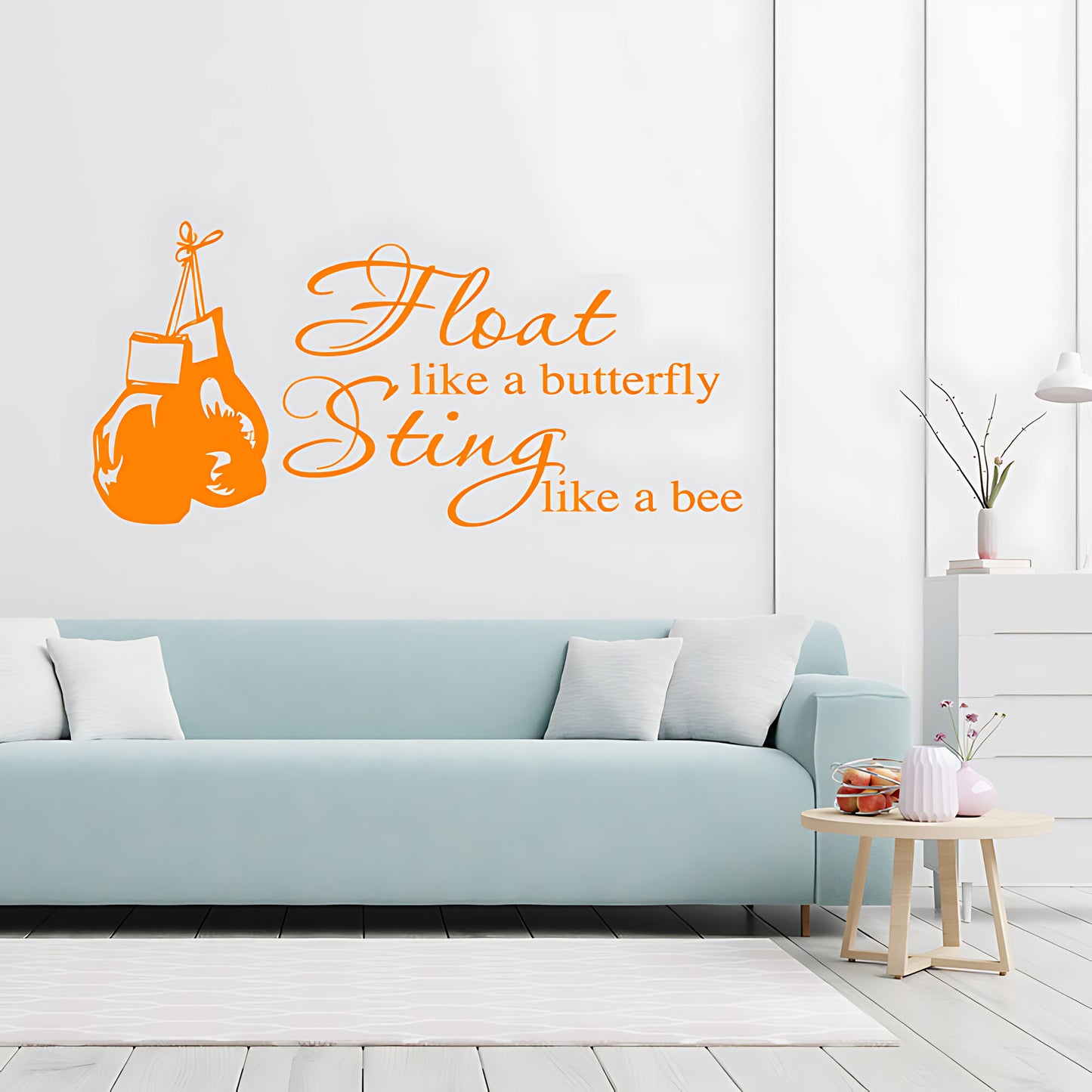 Float Like a Butterfly Wall Sticker - Boxing Decal