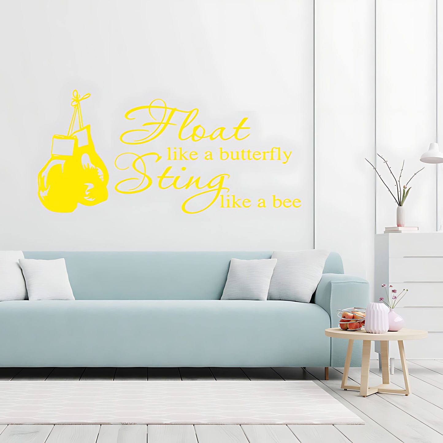 Float Like a Butterfly Wall Sticker - Boxing Decal