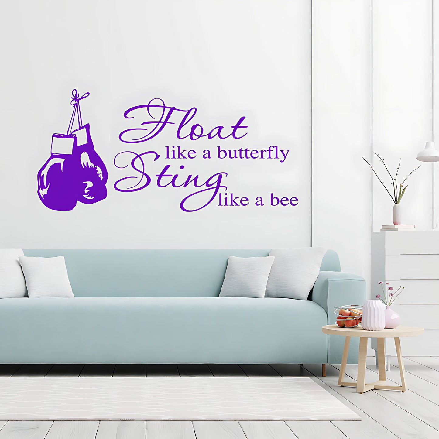 Float Like a Butterfly Wall Sticker - Boxing Decal