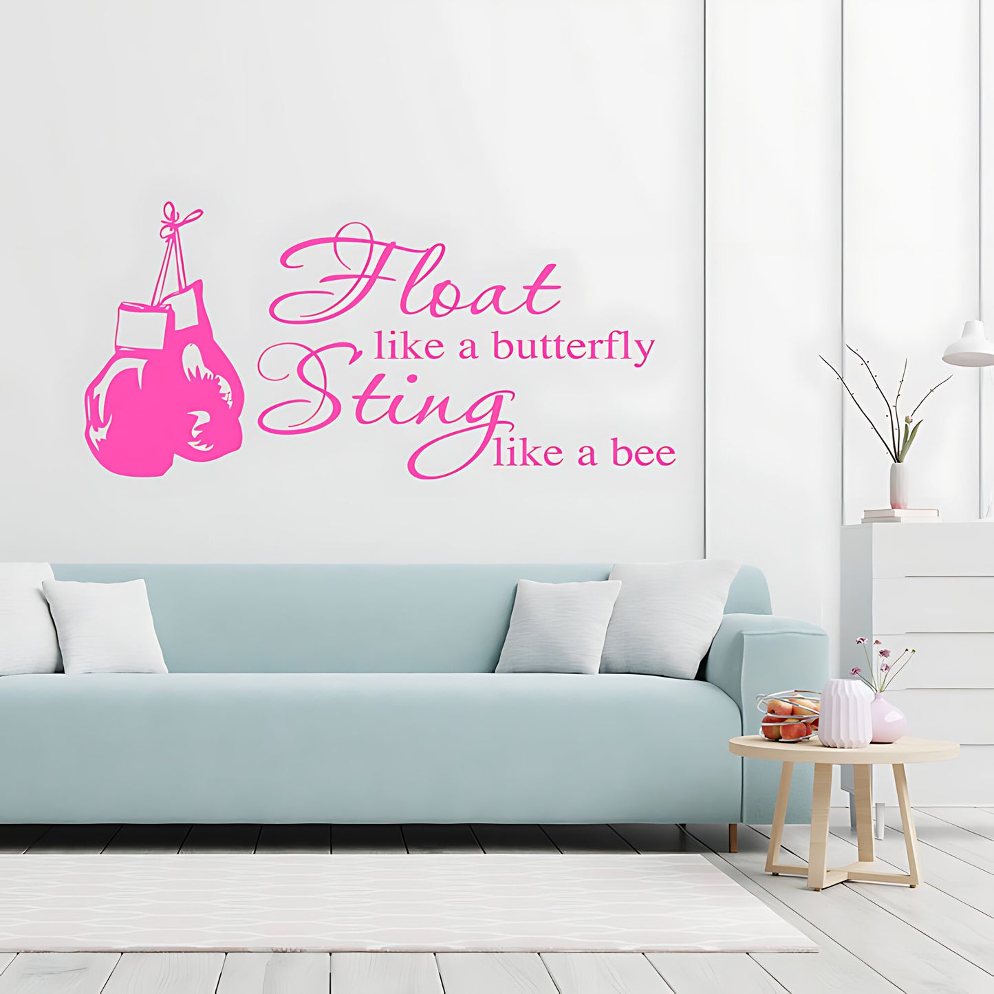 Float Like a Butterfly Wall Sticker - Boxing Decal