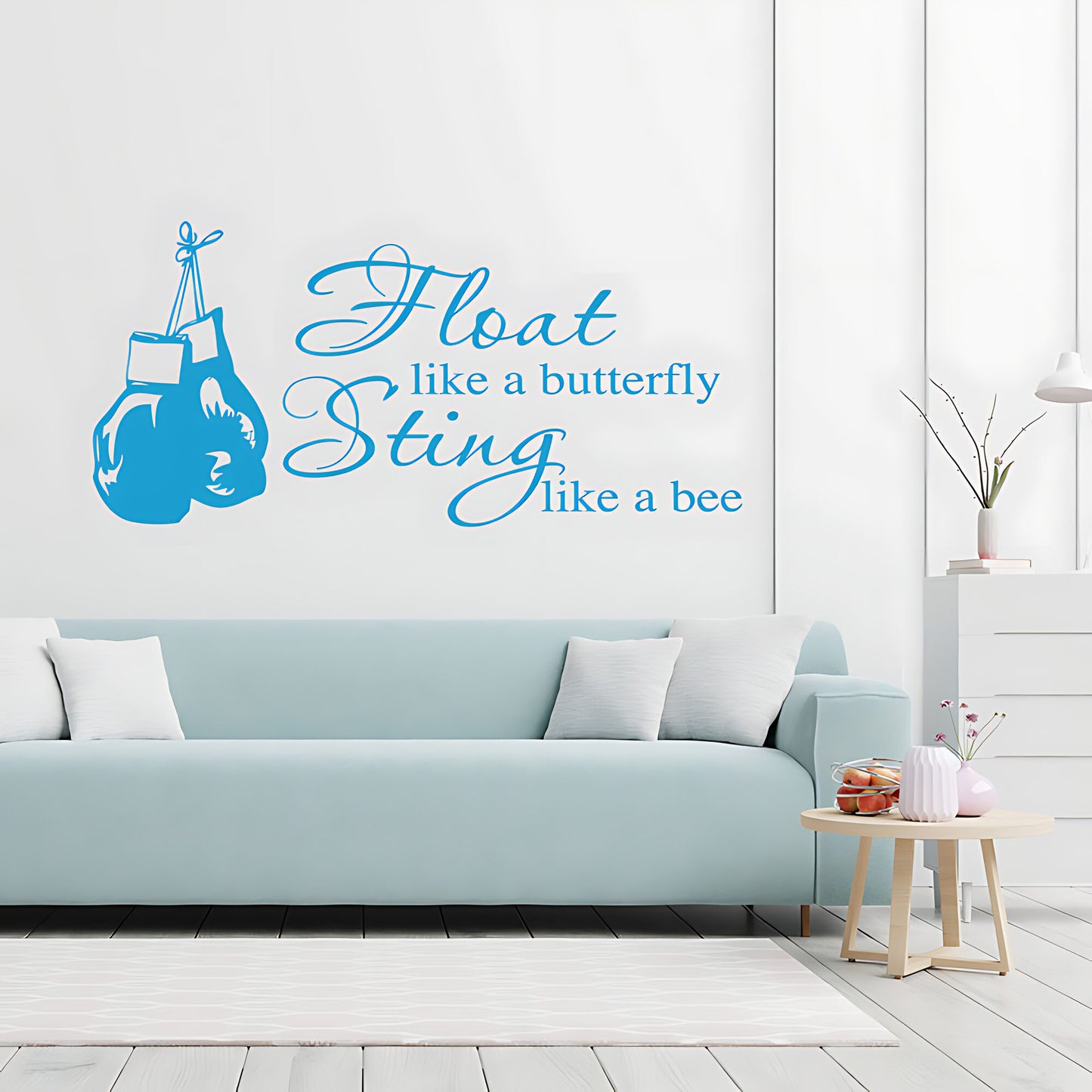Float Like a Butterfly Wall Sticker - Boxing Decal