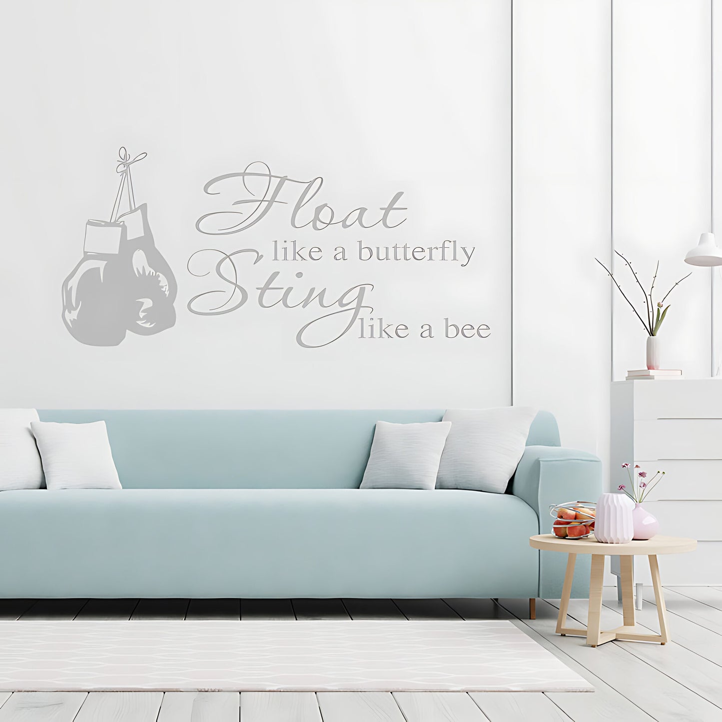 Float Like a Butterfly Wall Sticker - Boxing Decal