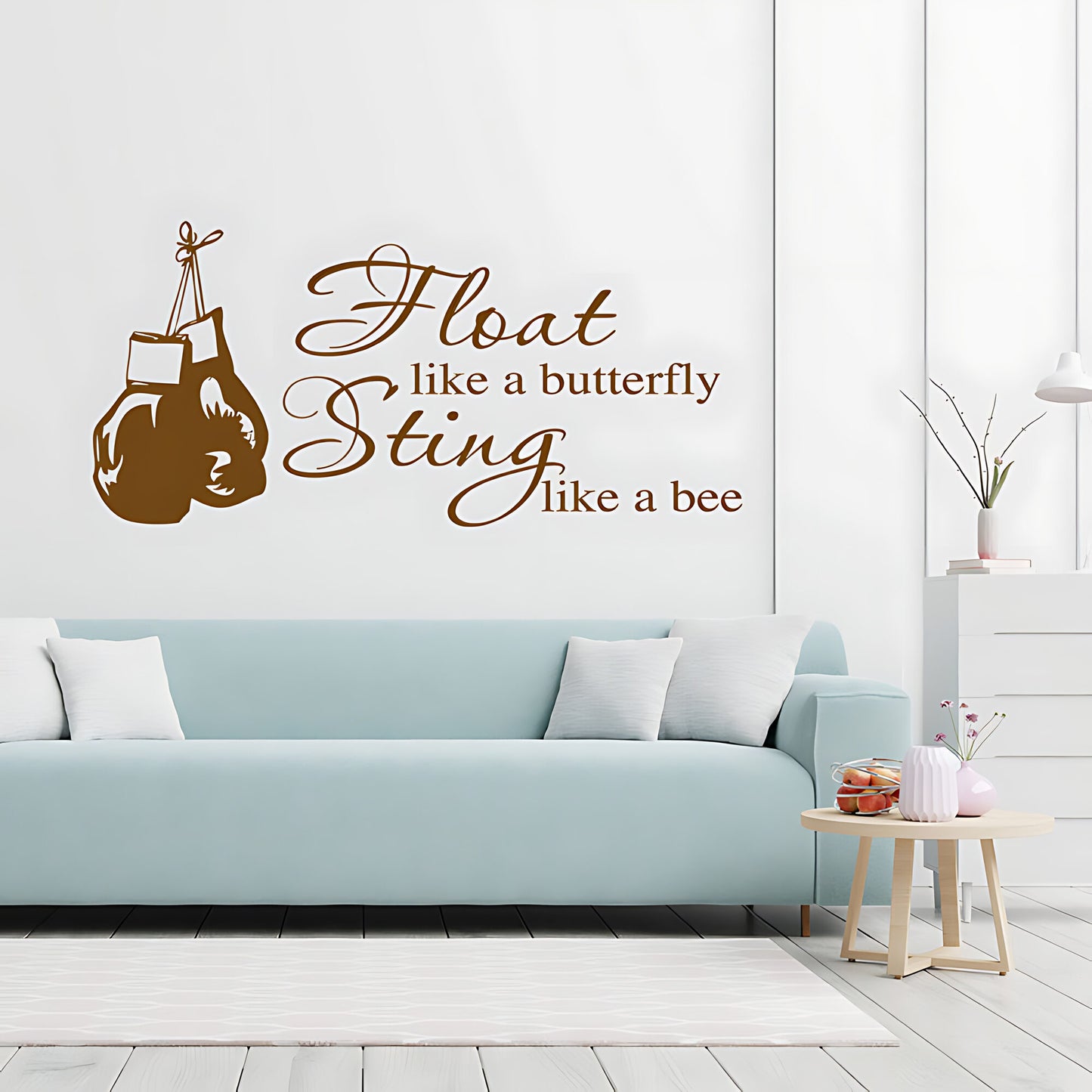 Float Like a Butterfly Wall Sticker - Boxing Decal