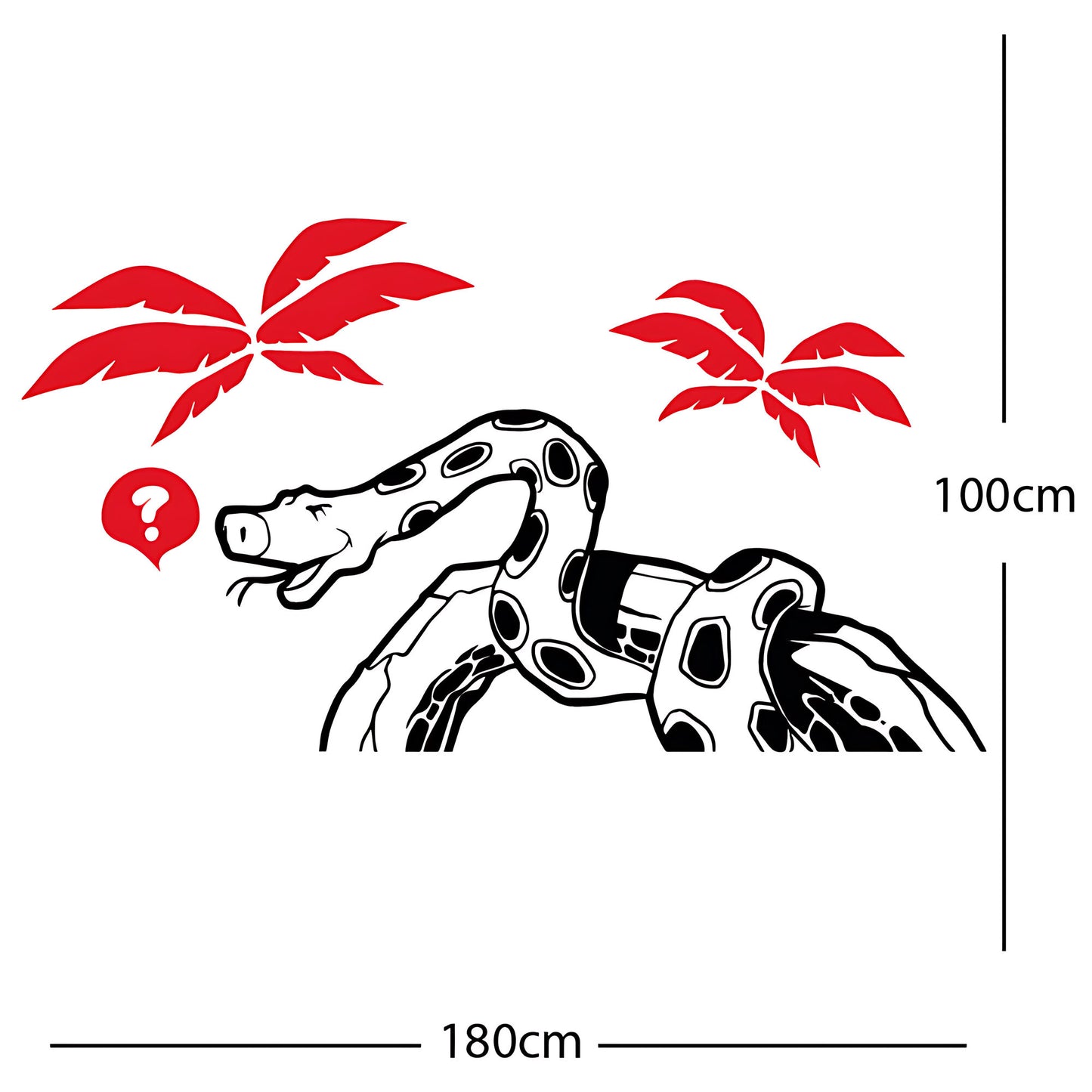 Jungle Snake Wall Sticker