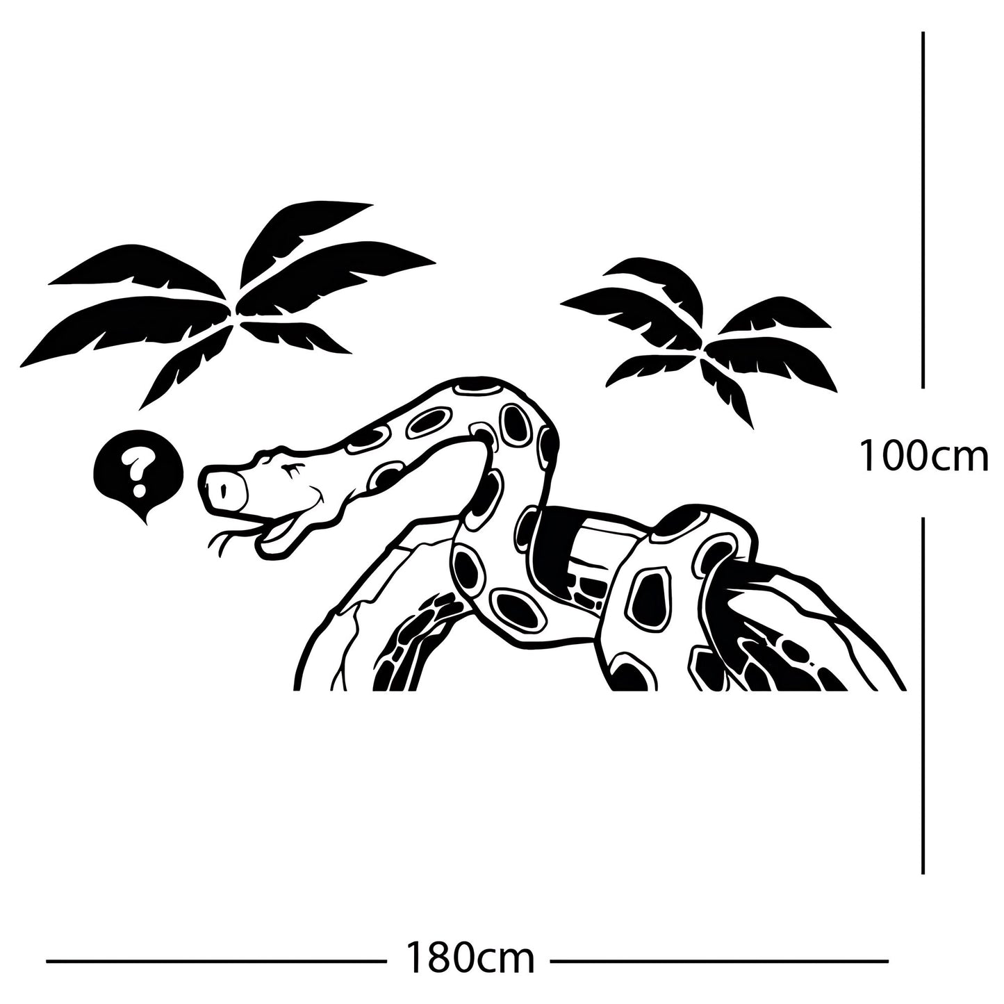 Jungle Snake Wall Sticker