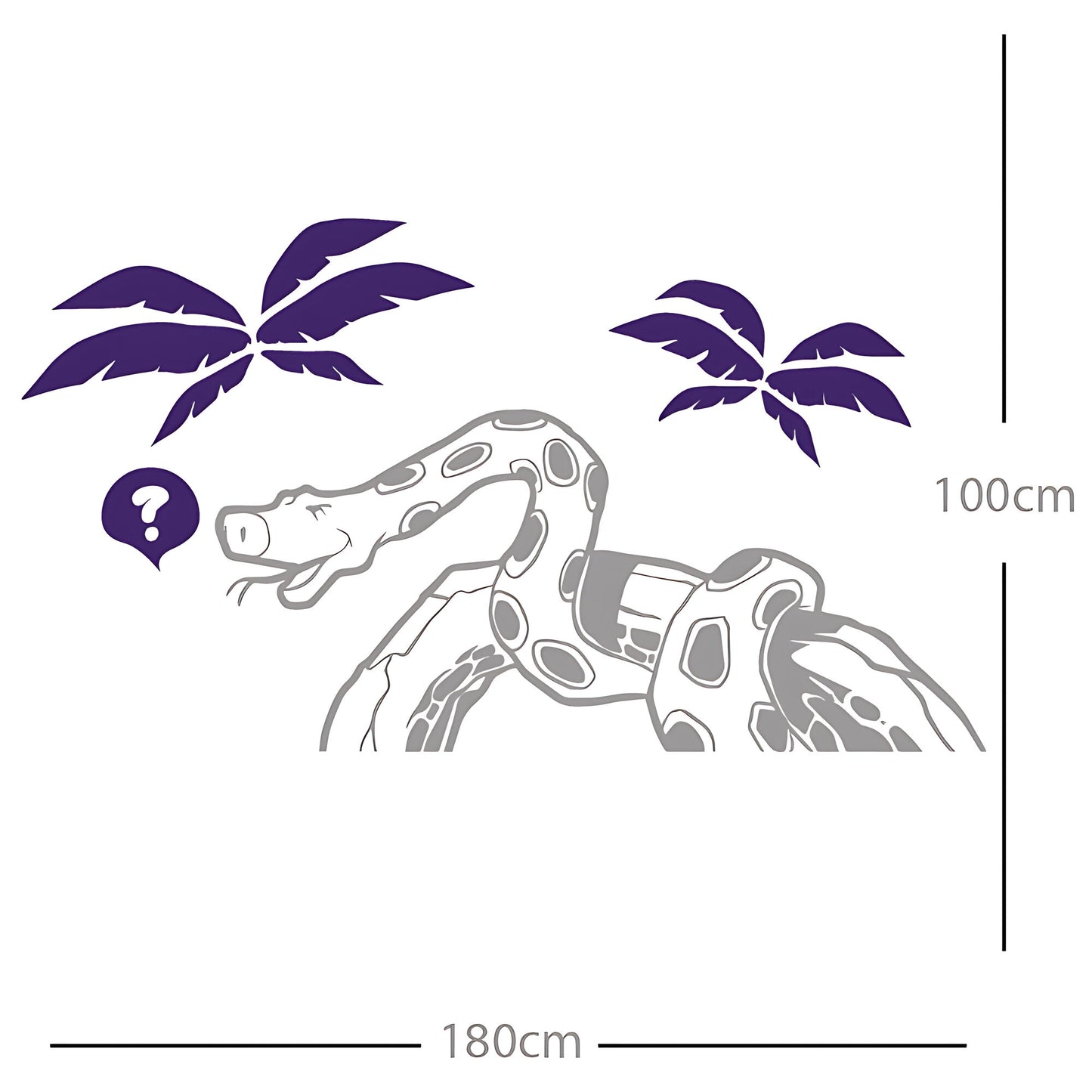 Jungle Snake Wall Sticker