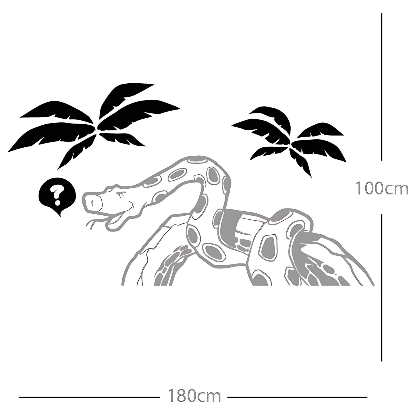 Jungle Snake Wall Sticker