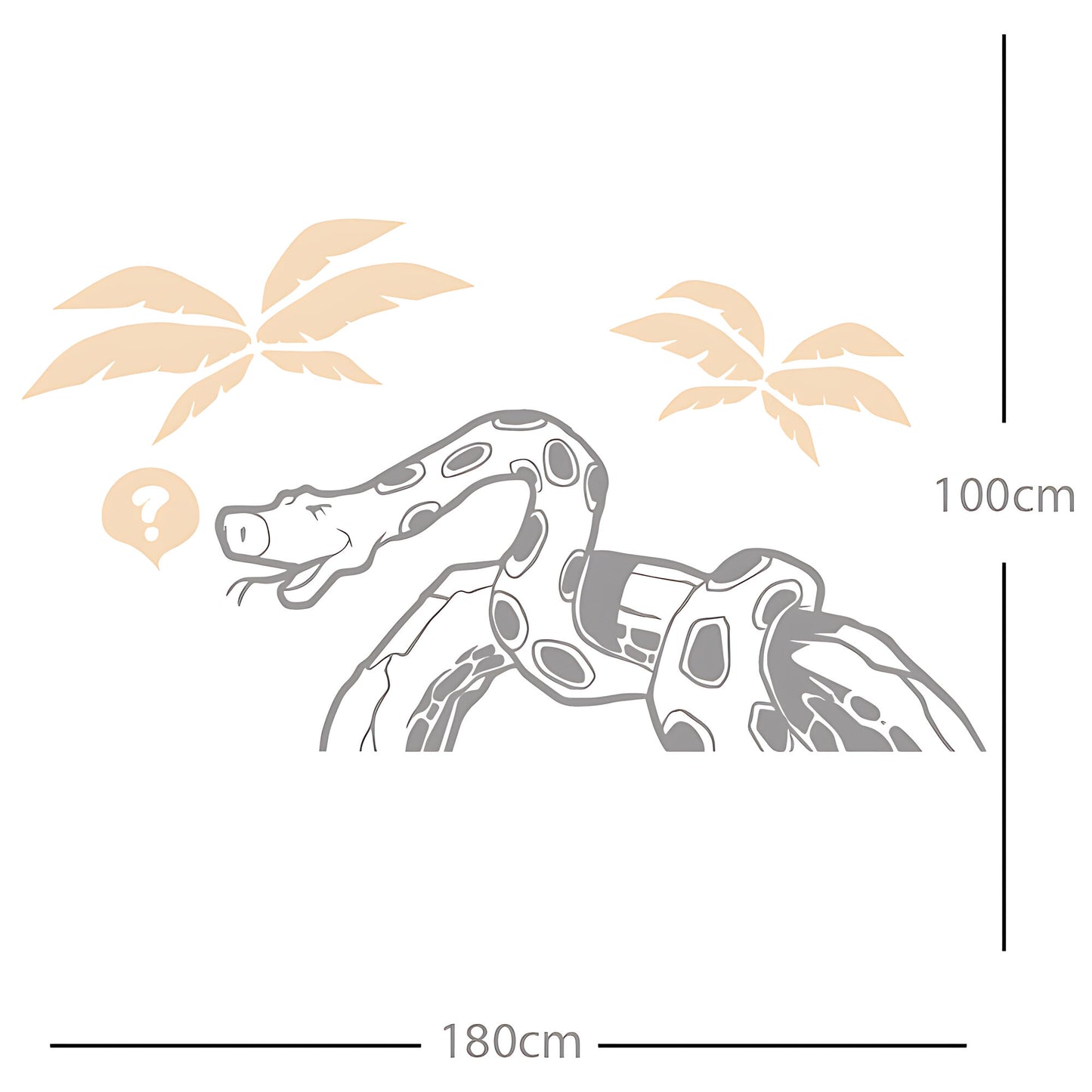 Jungle Snake Wall Sticker