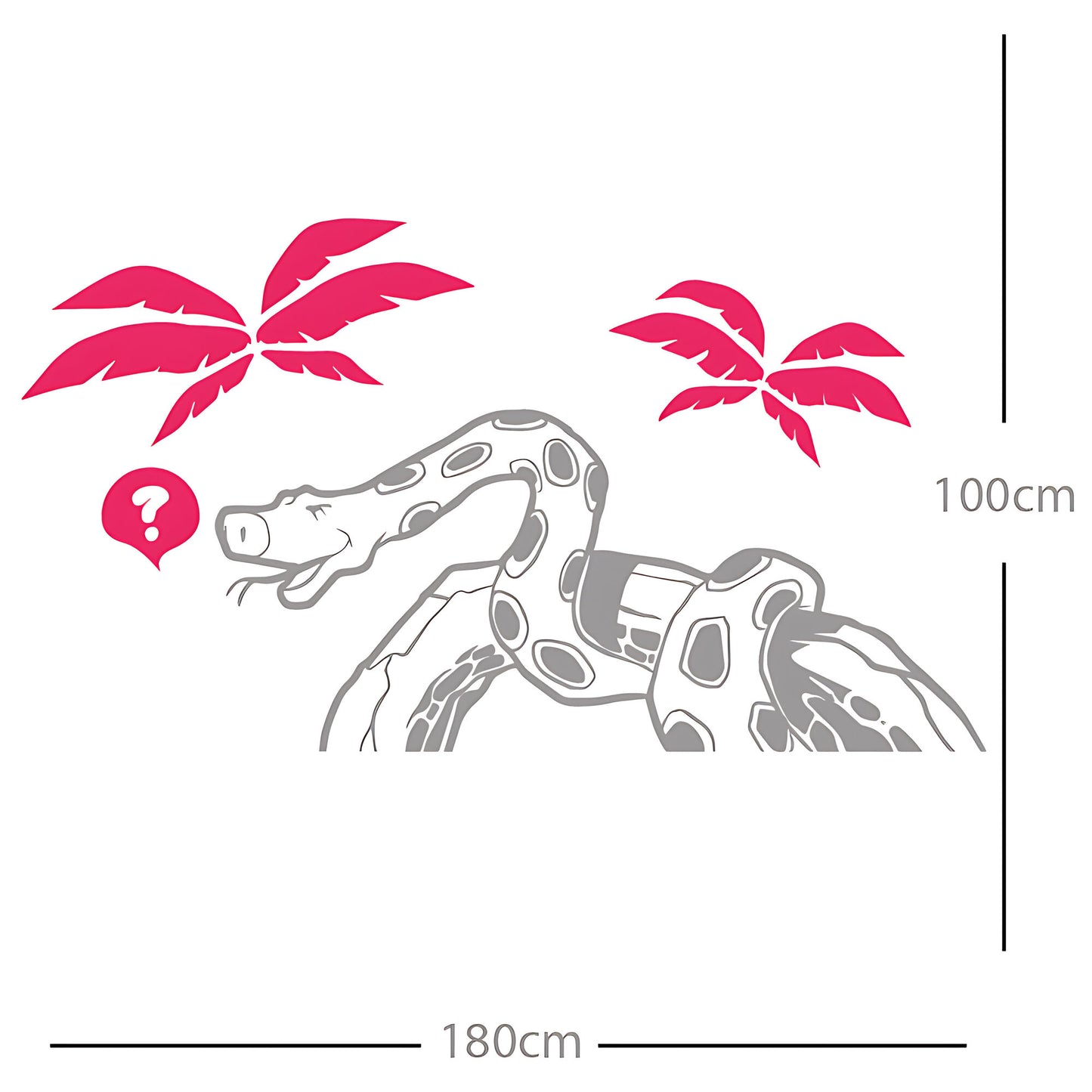 Jungle Snake Wall Sticker