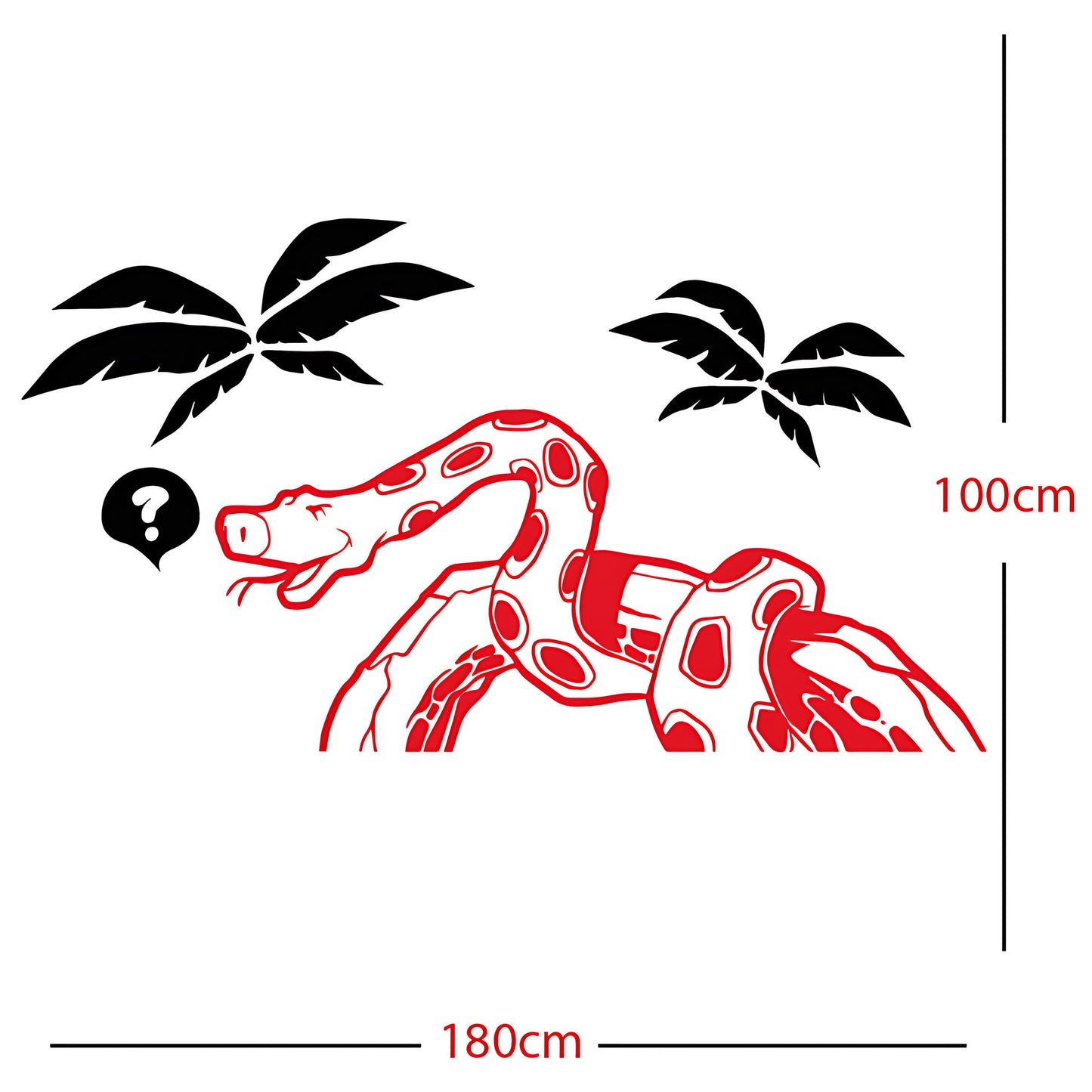 Jungle Snake Wall Sticker