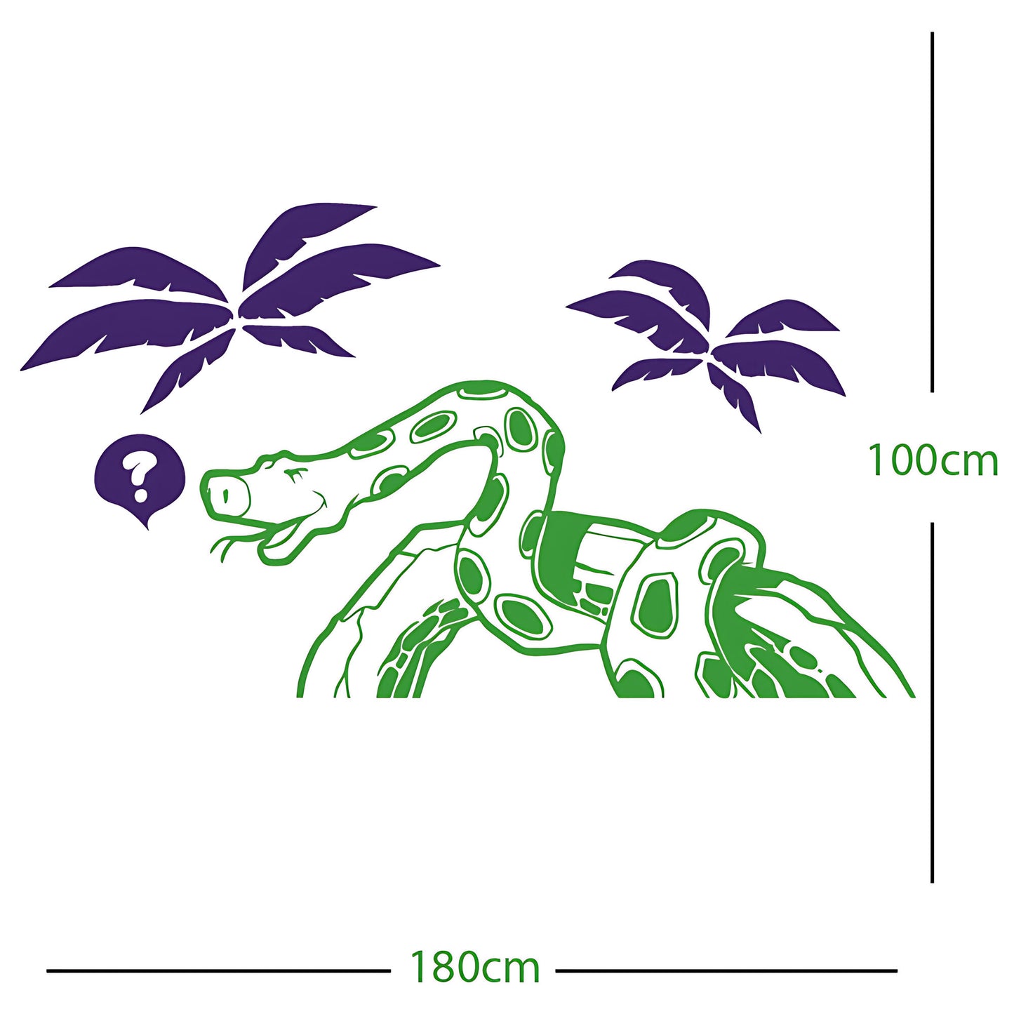 Jungle Snake Wall Sticker