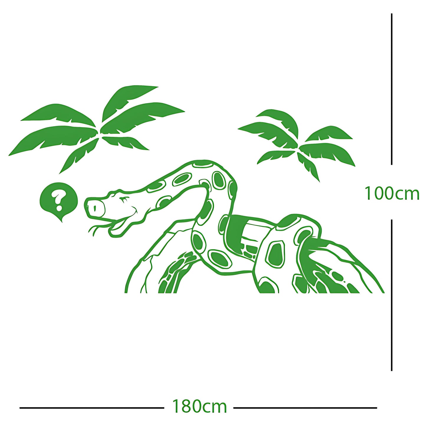 Jungle Snake Wall Sticker
