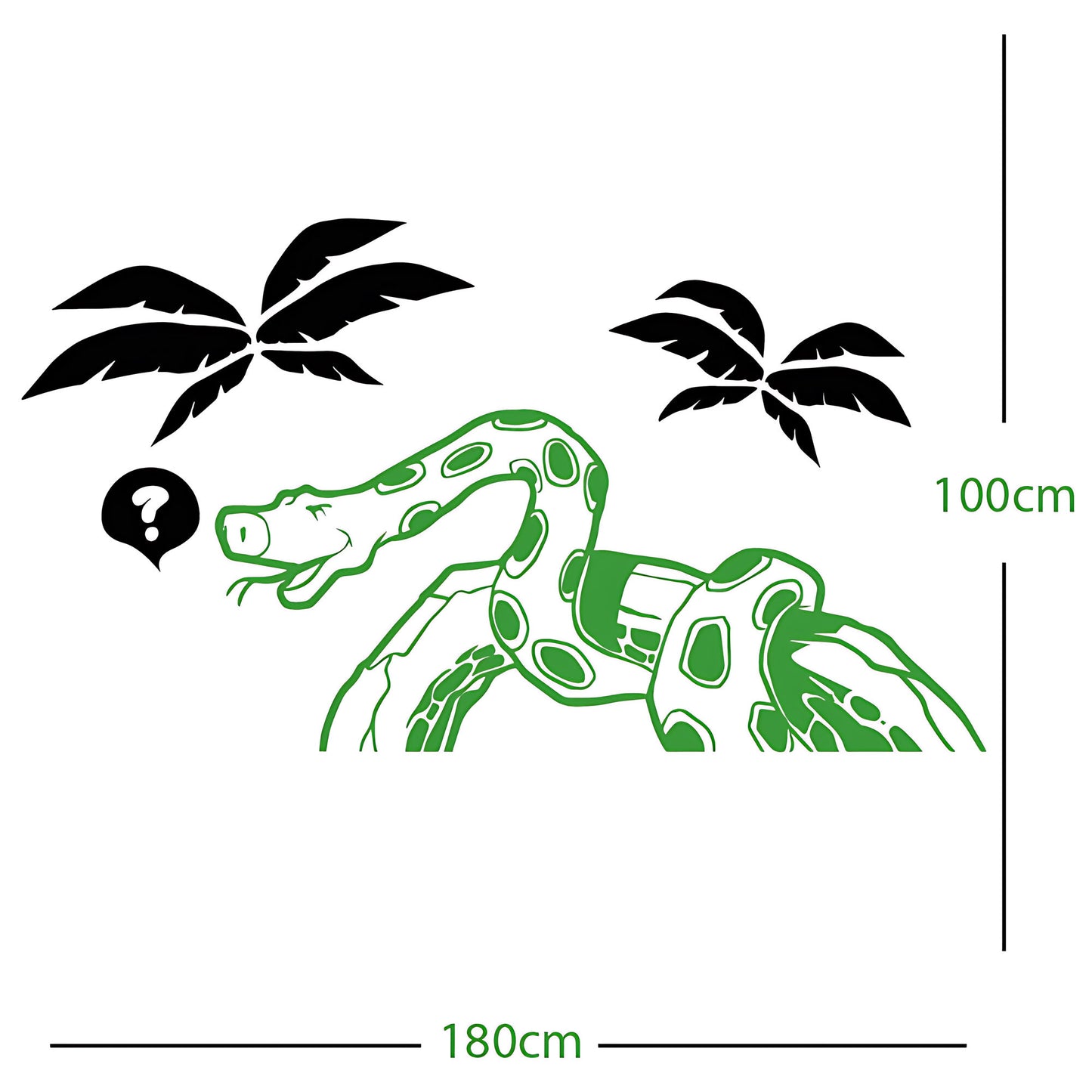 Jungle Snake Wall Sticker