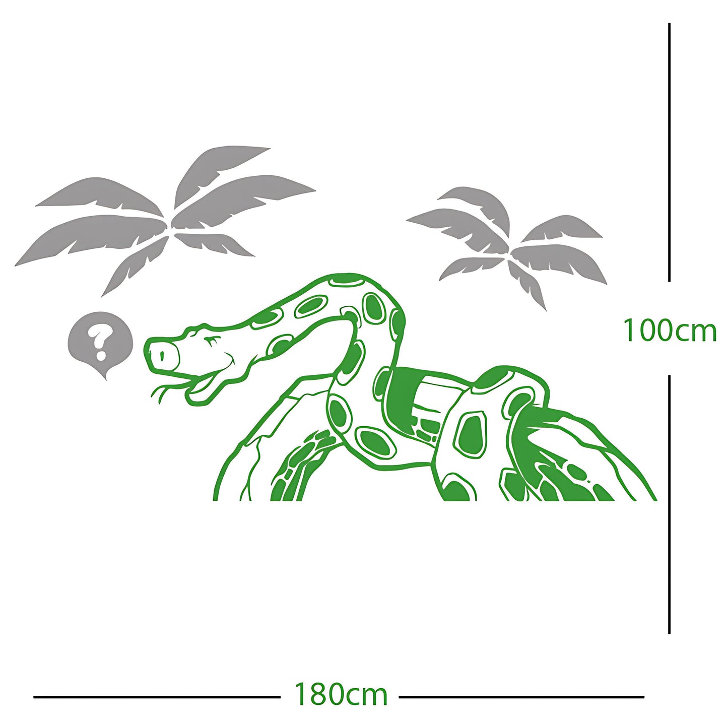 Jungle Snake Wall Sticker