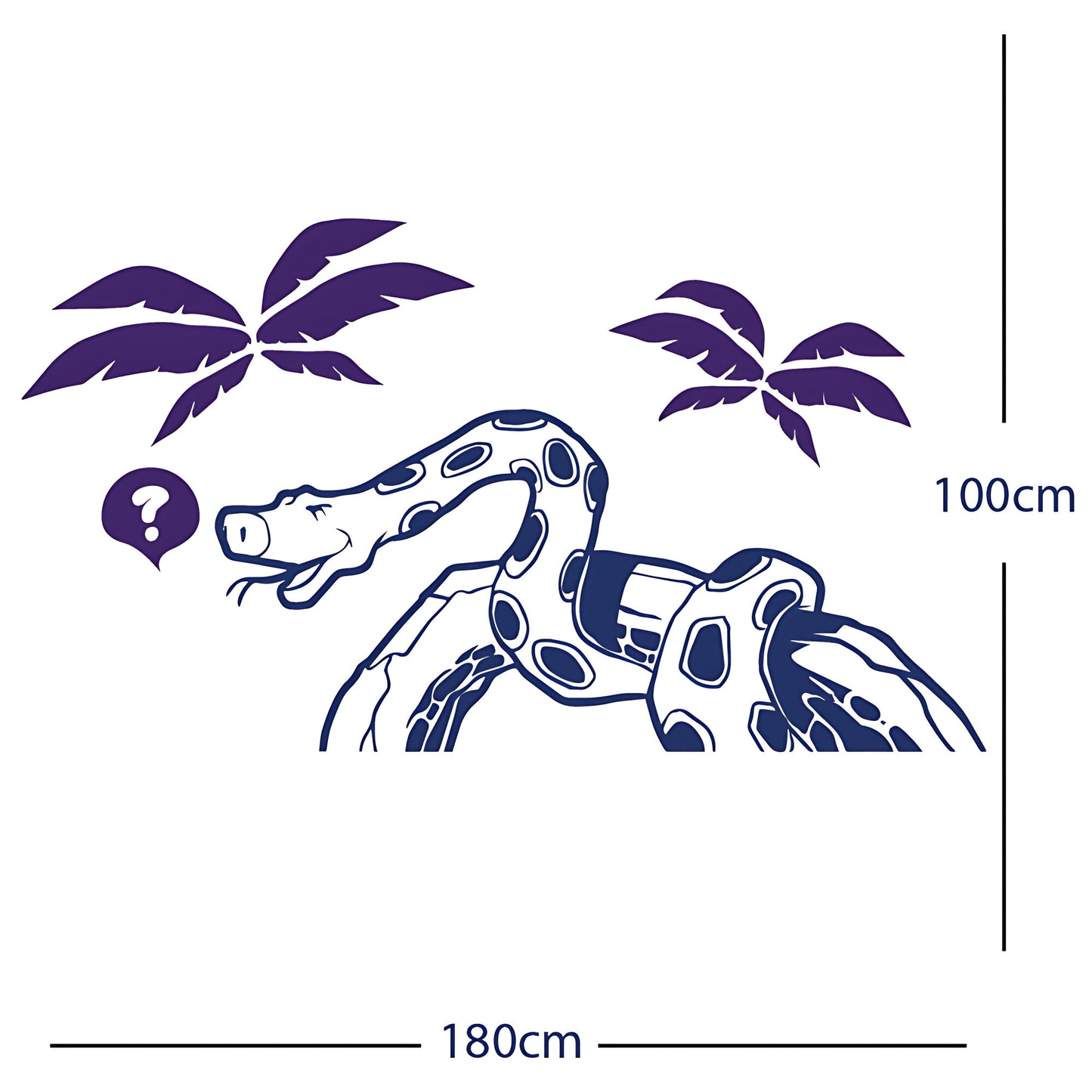 Jungle Snake Wall Sticker