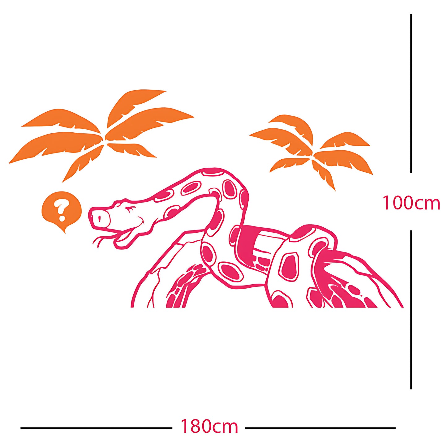 Jungle Snake Wall Sticker