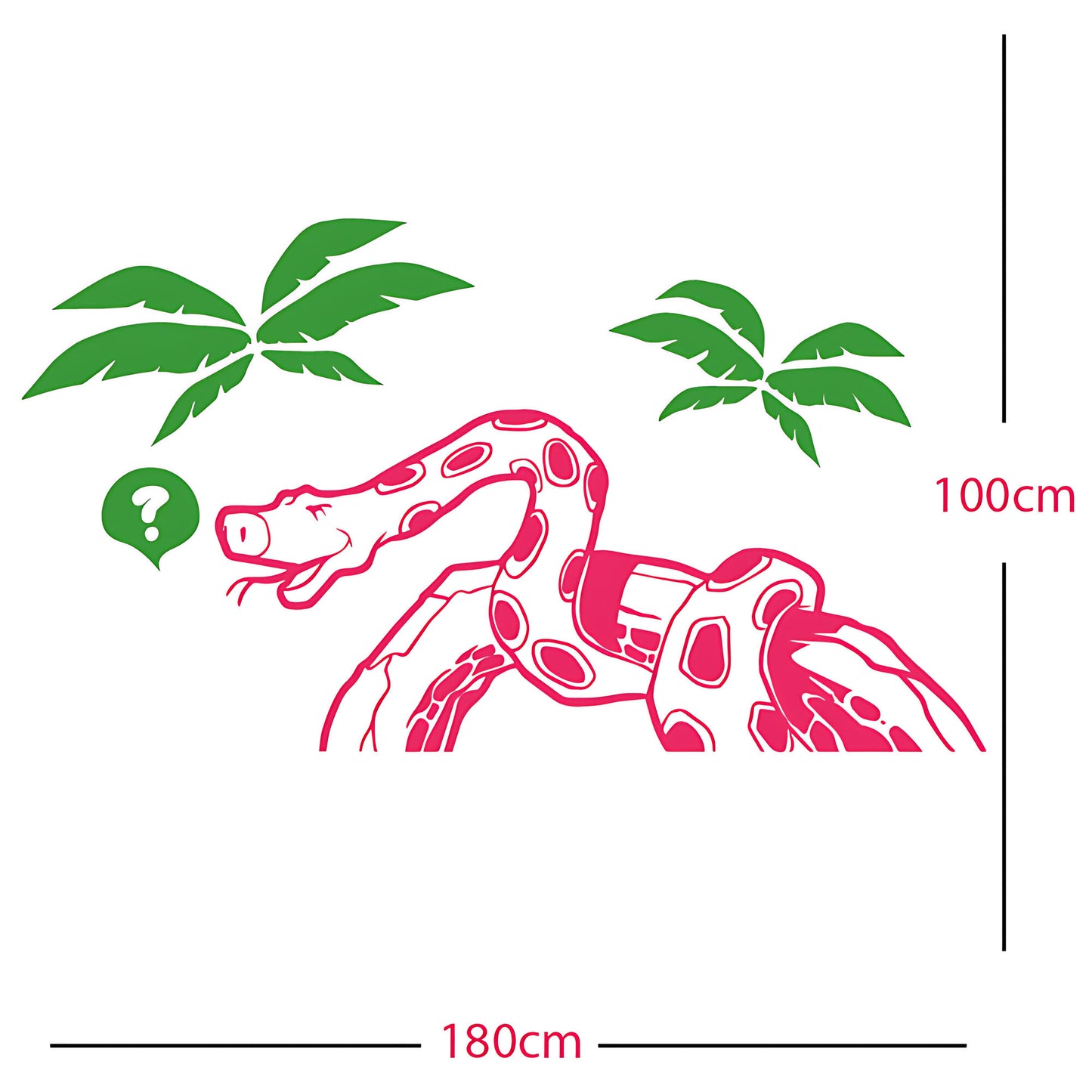 Jungle Snake Wall Sticker