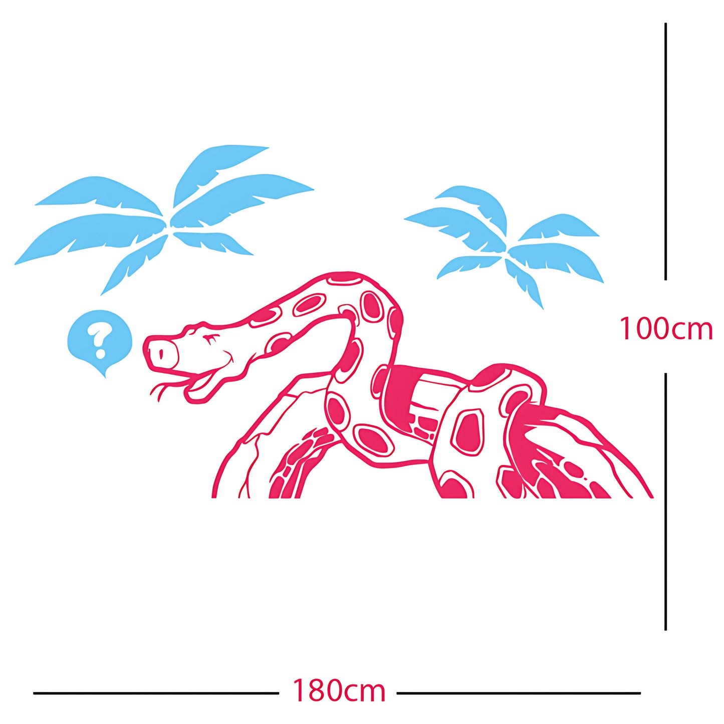Jungle Snake Wall Sticker