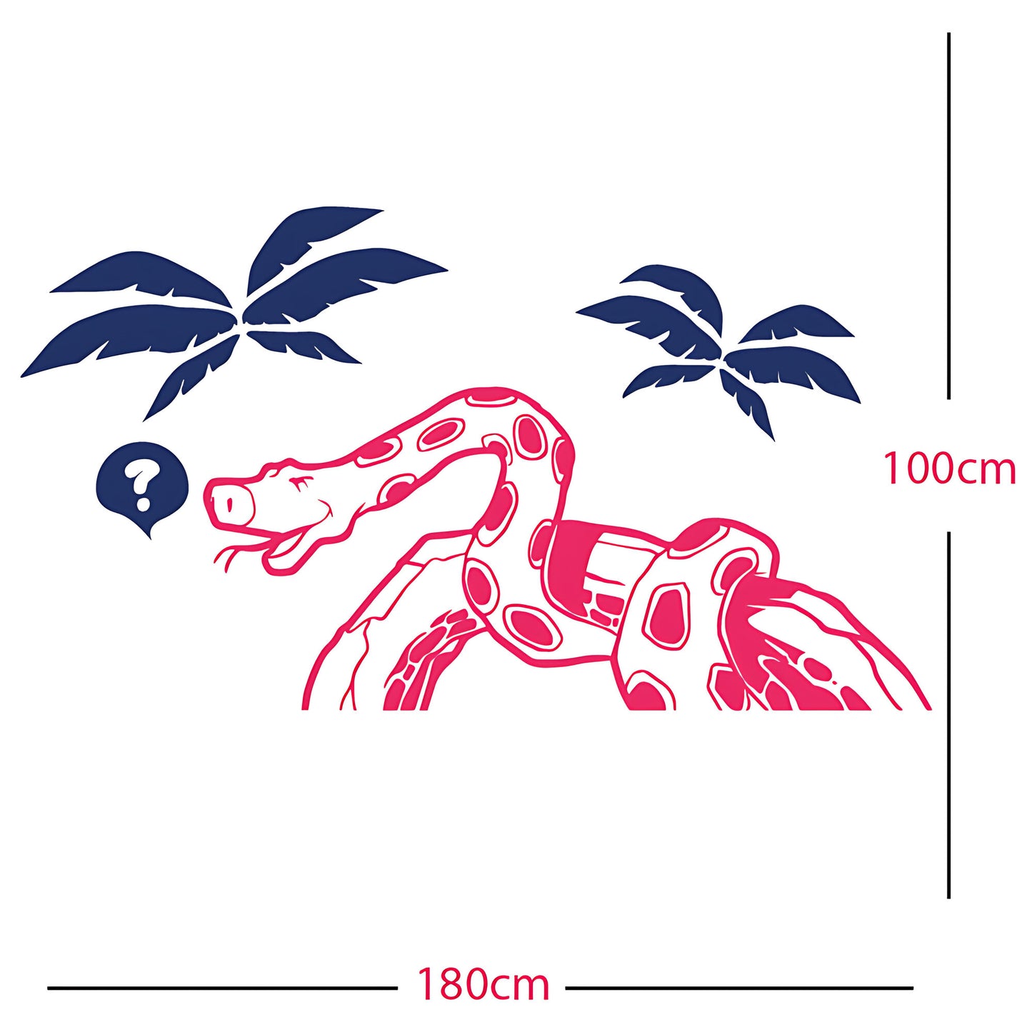 Jungle Snake Wall Sticker