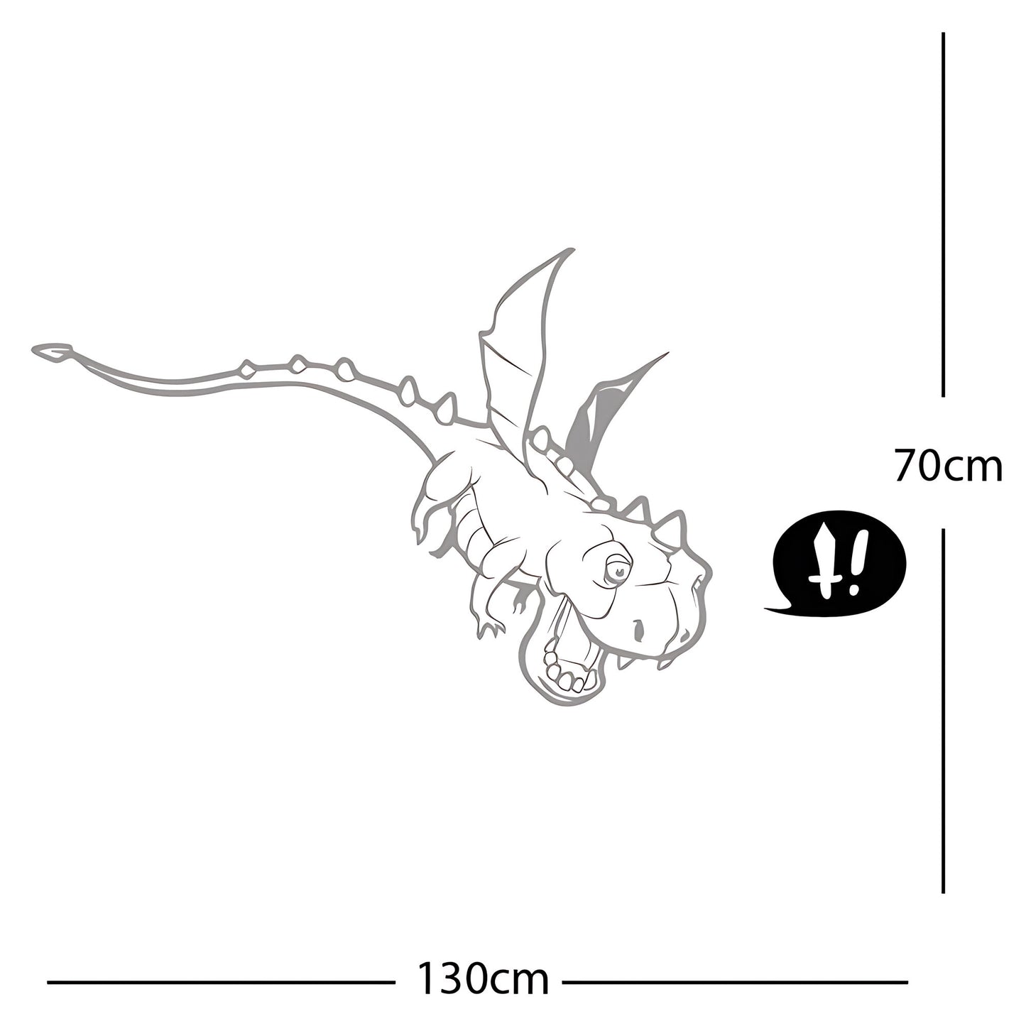 Flying Dragon Wall Sticker