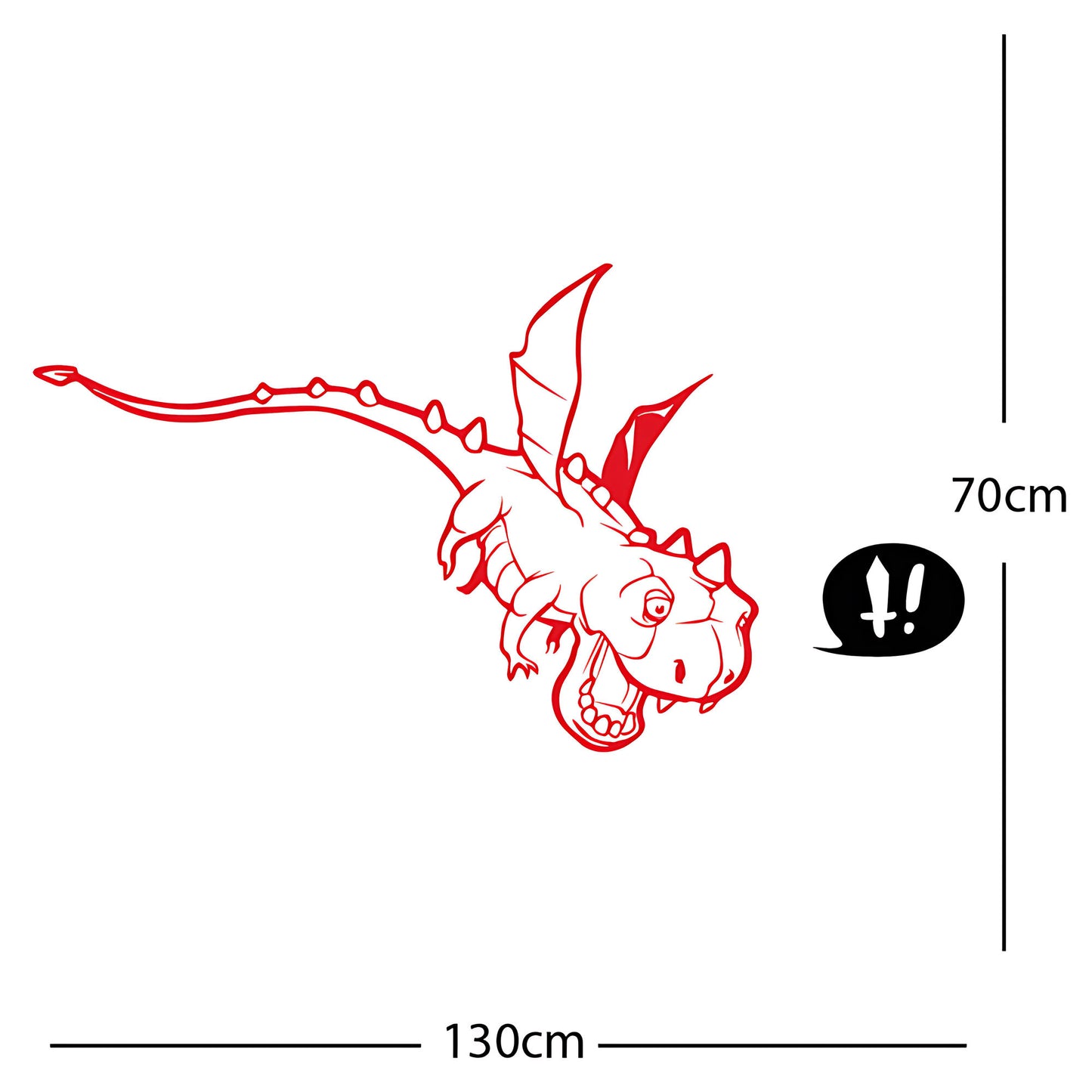 Flying Dragon Wall Sticker