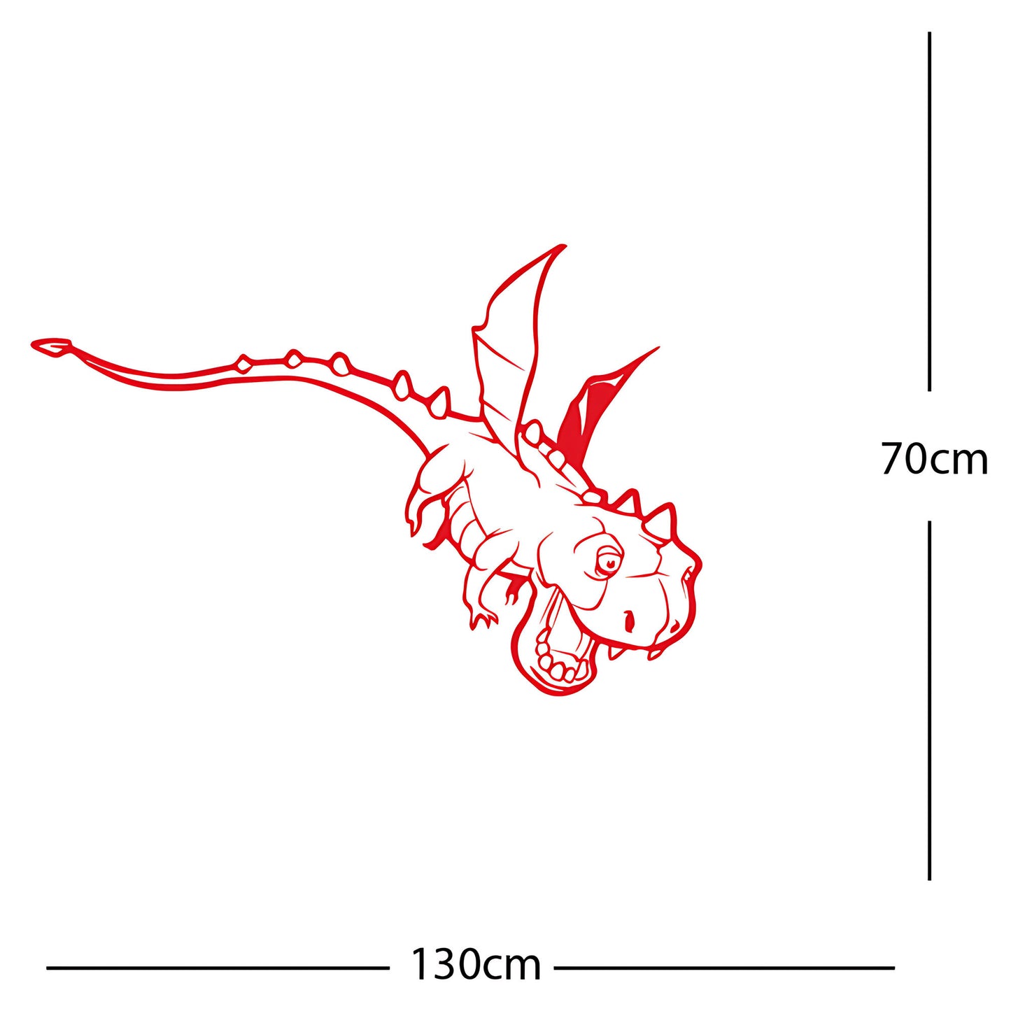 Flying Dragon Wall Sticker