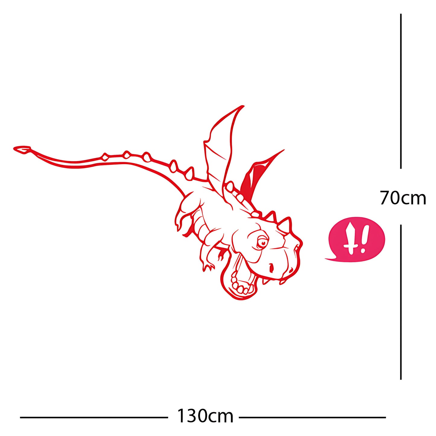 Flying Dragon Wall Sticker