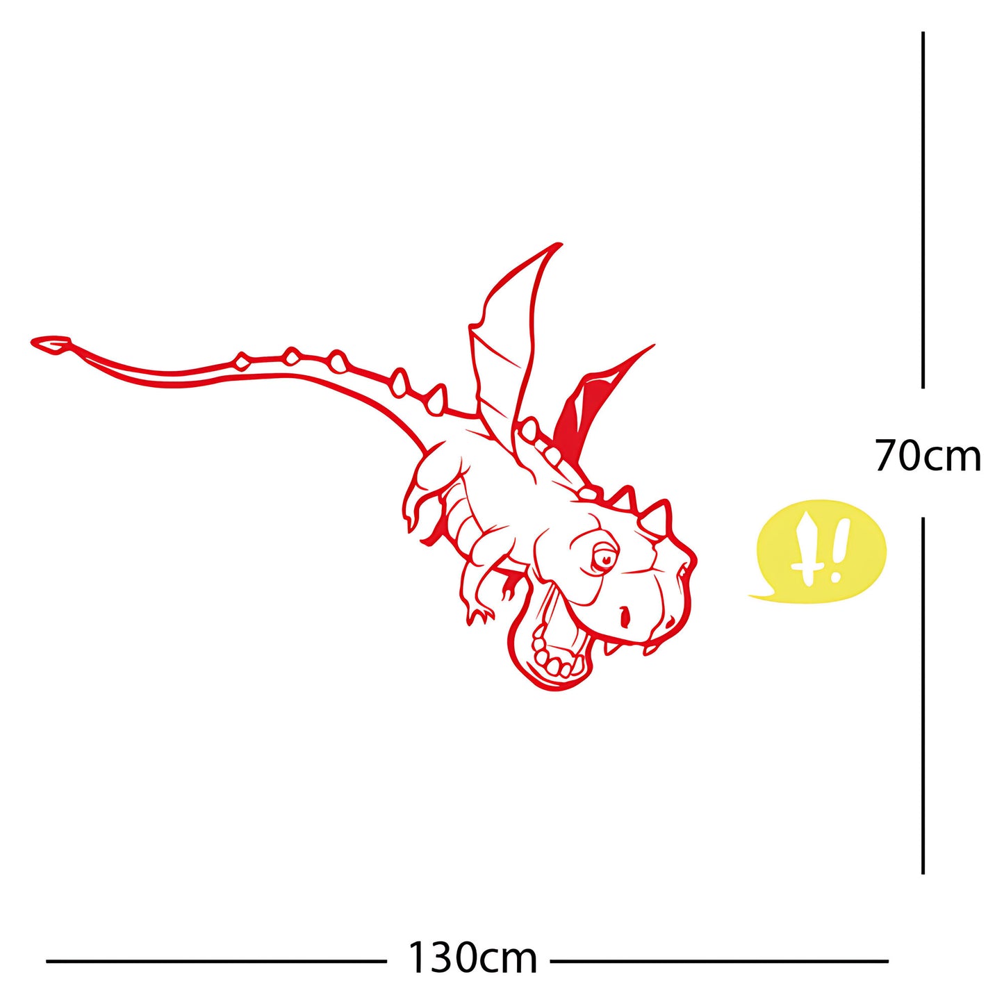 Flying Dragon Wall Sticker