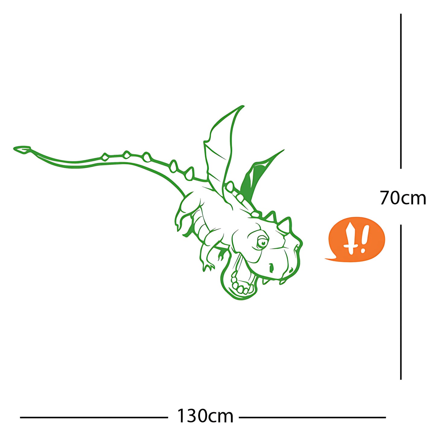 Flying Dragon Wall Sticker