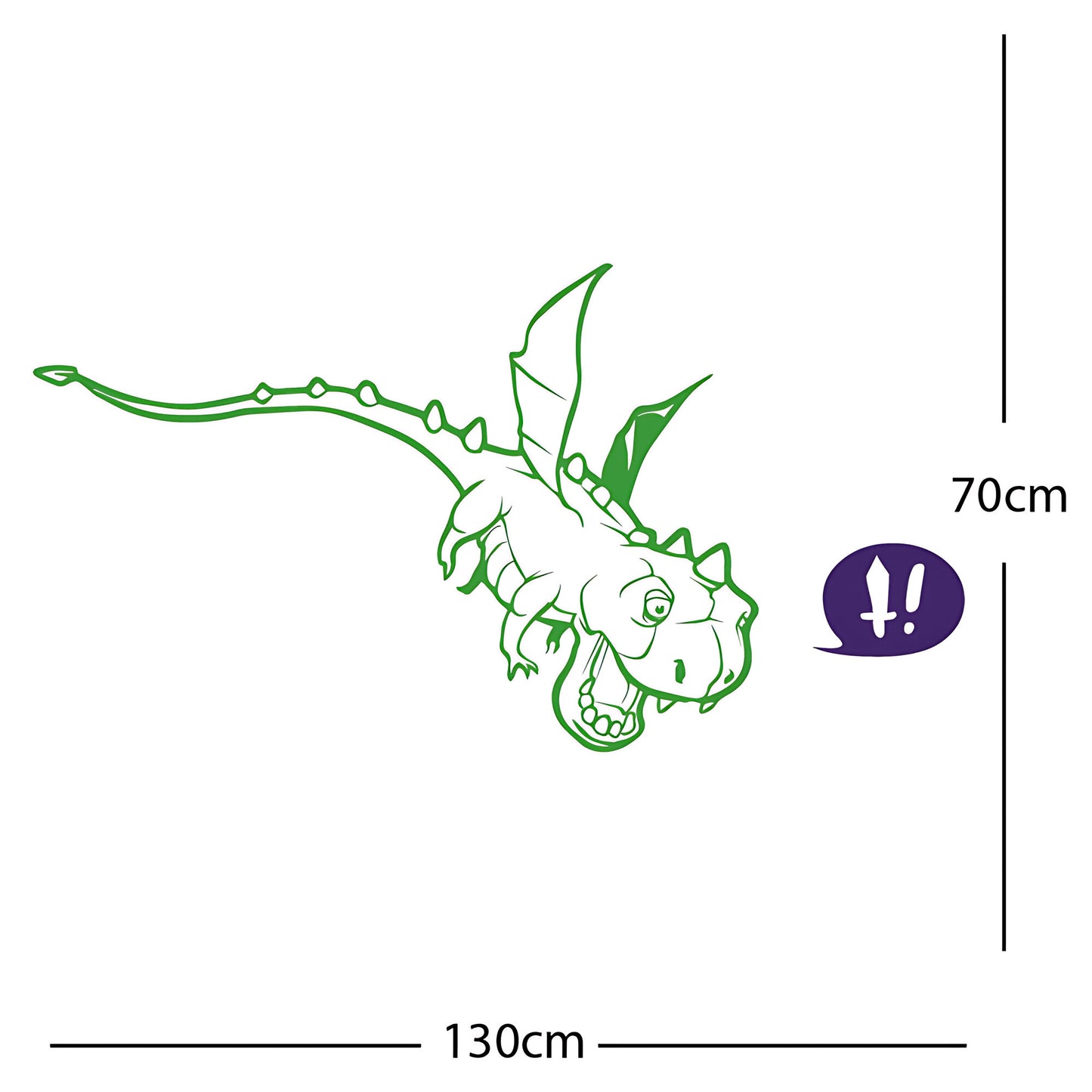 Flying Dragon Wall Sticker