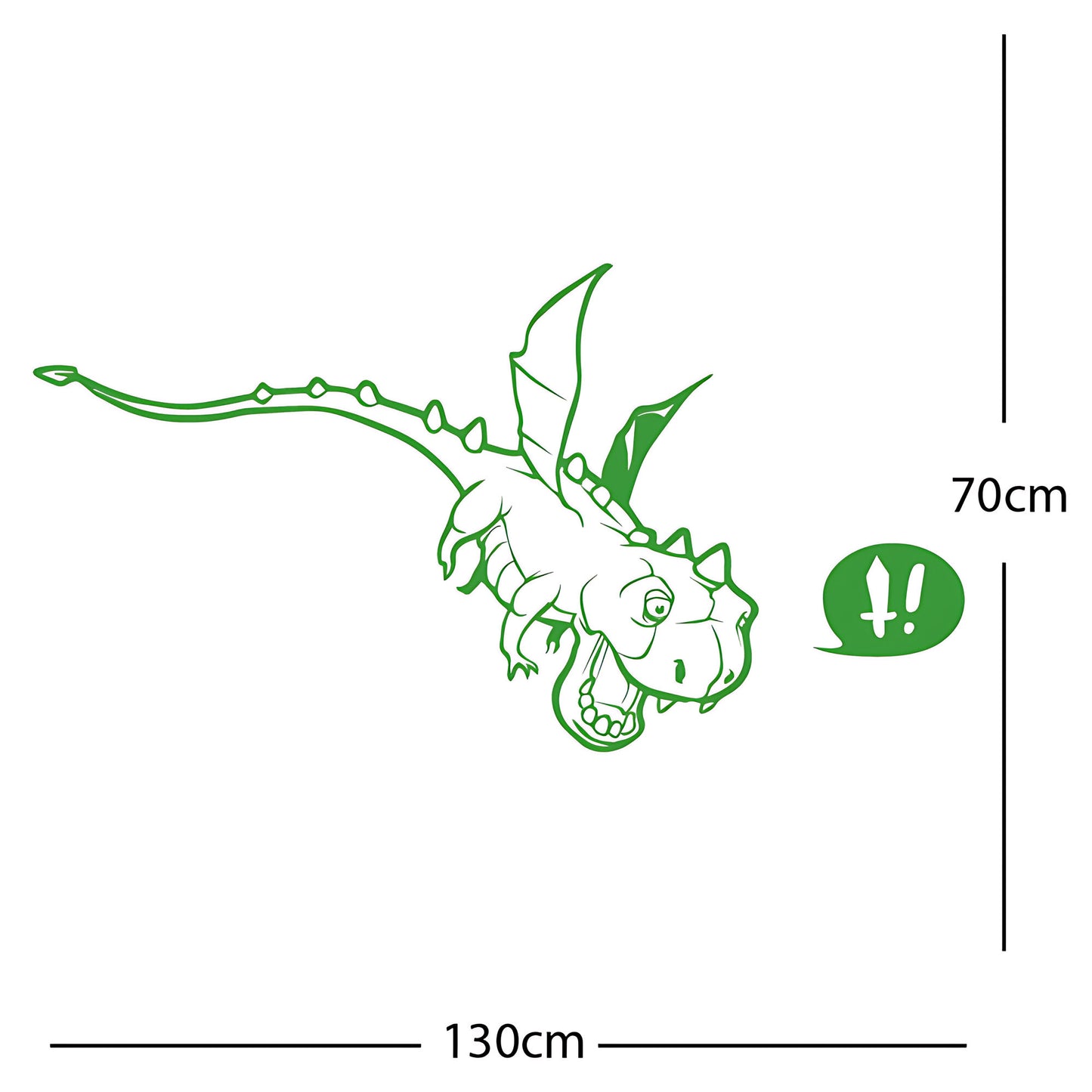 Flying Dragon Wall Sticker