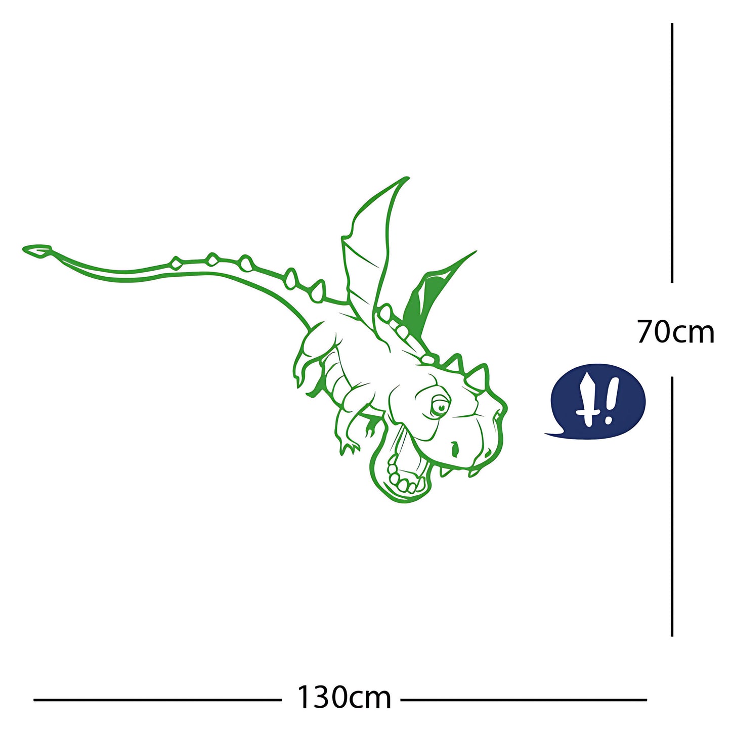 Flying Dragon Wall Sticker