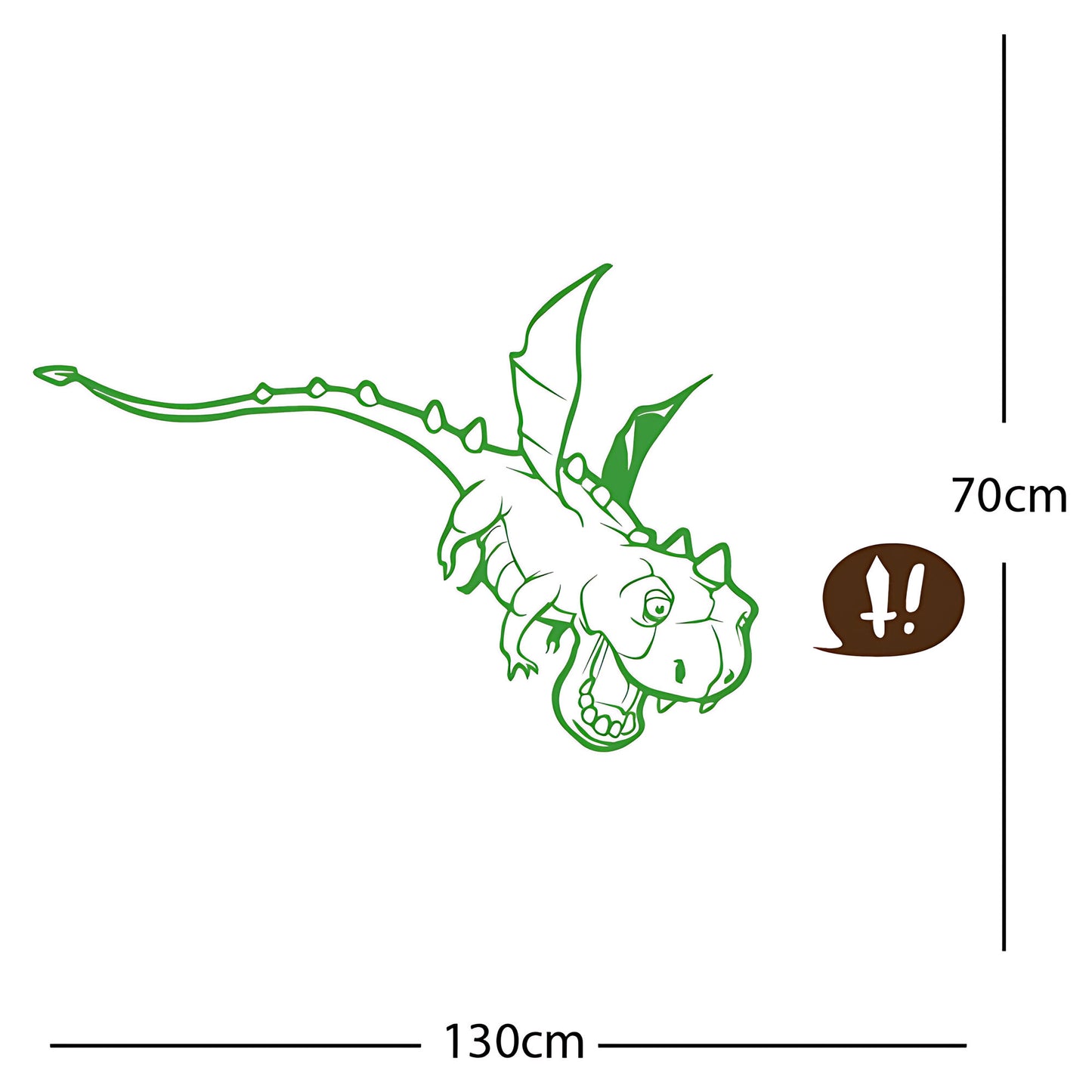 Flying Dragon Wall Sticker