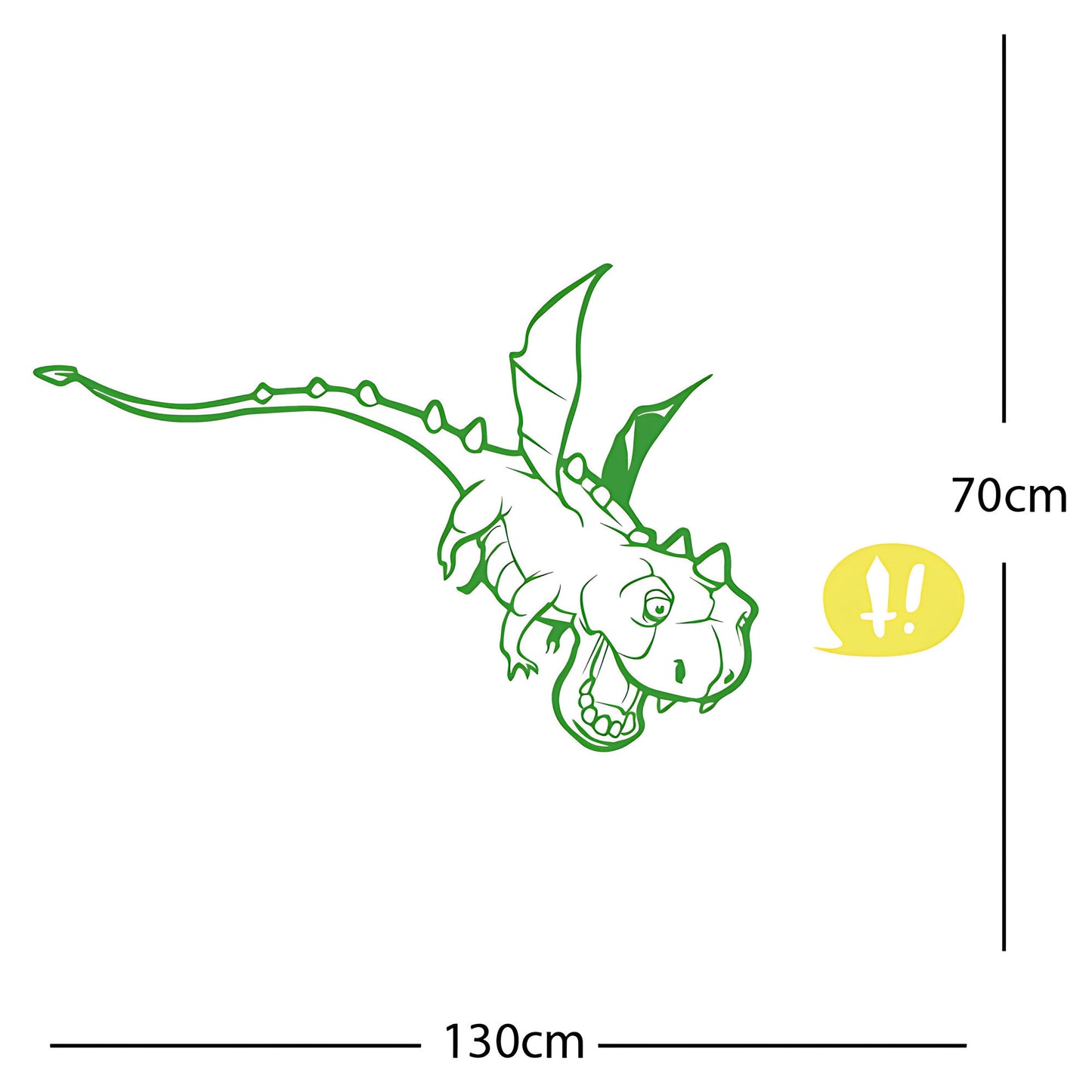 Flying Dragon Wall Sticker