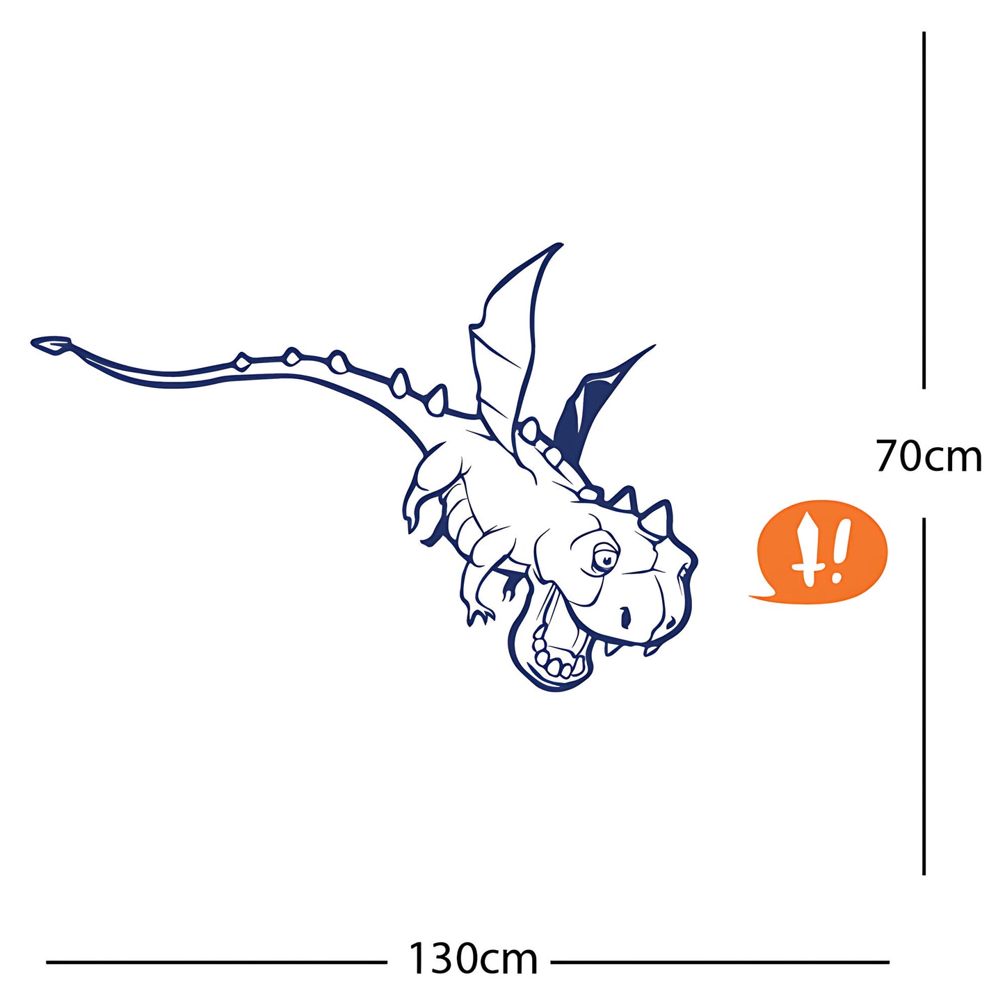 Flying Dragon Wall Sticker
